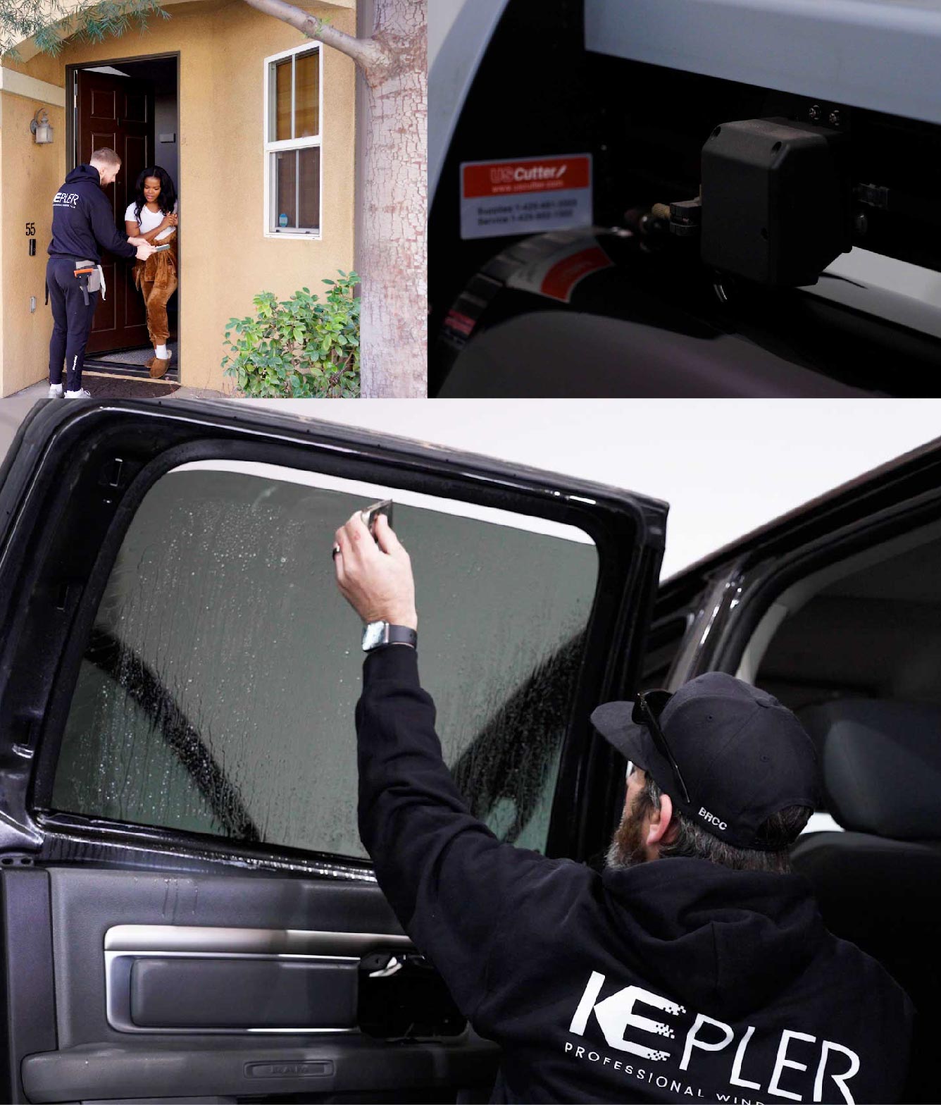 Kepler Window Tinting Specialists at Work in Springfield, Oregon