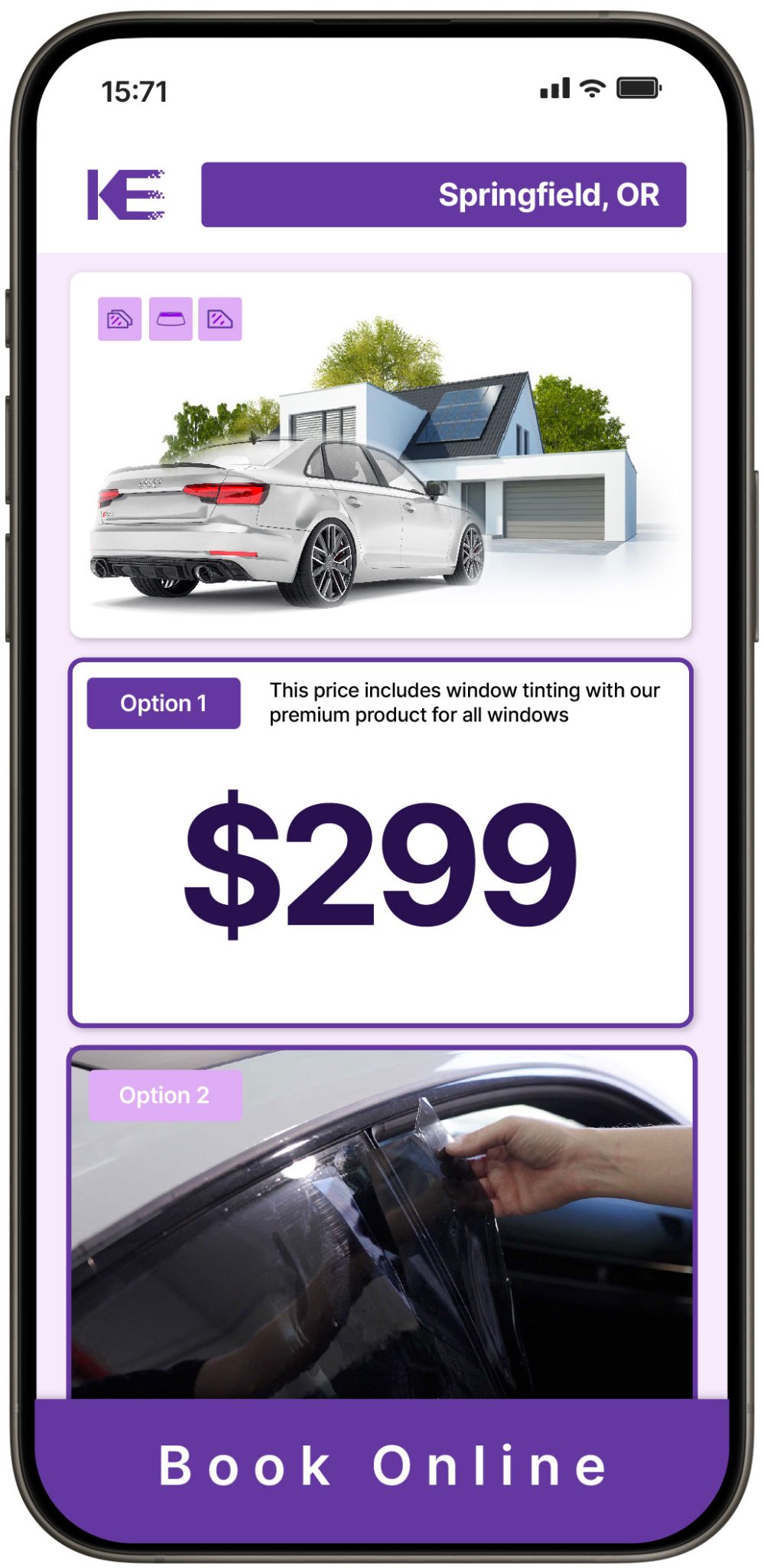 View Competitive Window Tinting Prices in Springfield, Oregon