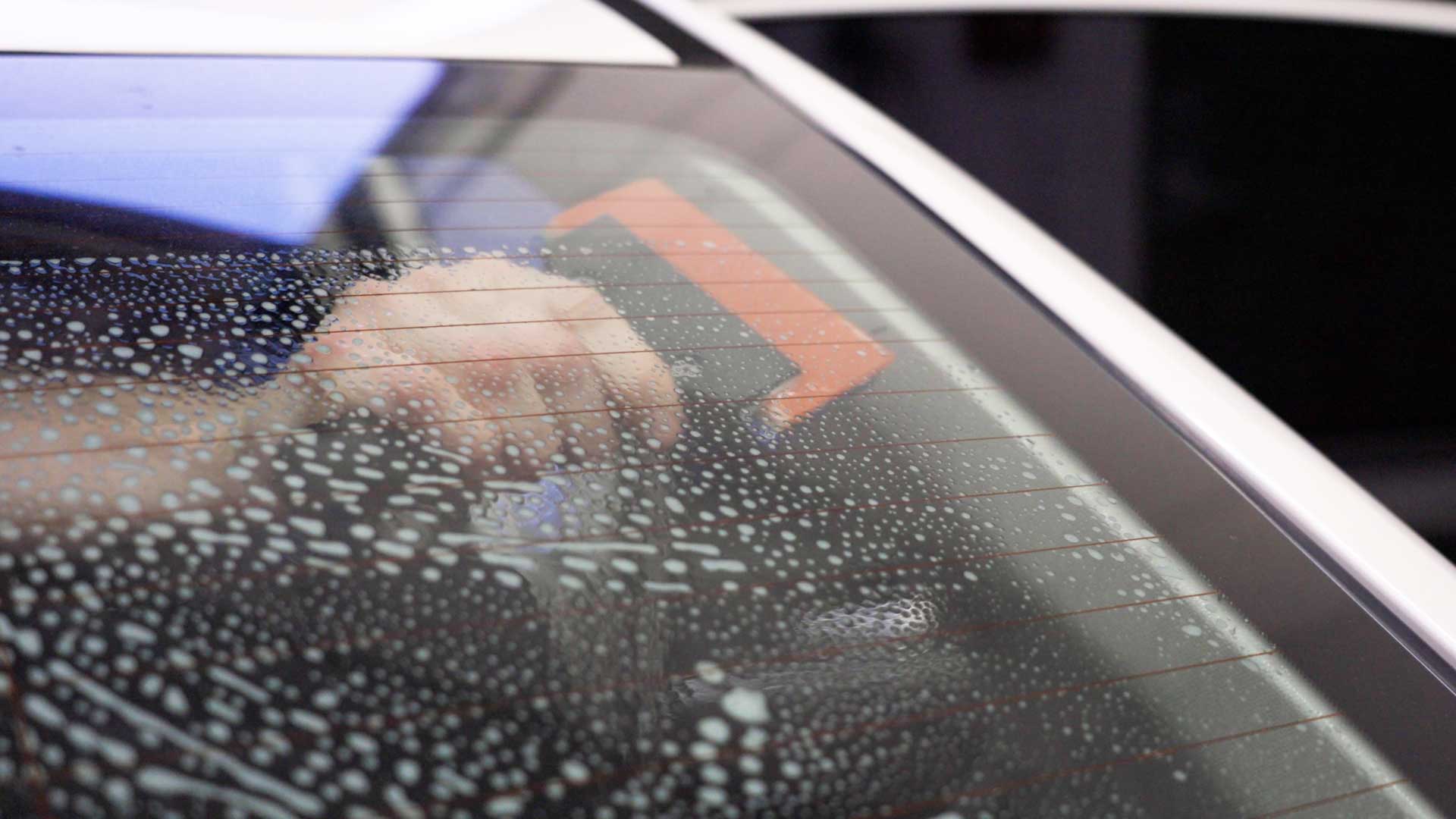 Professional Automotive Glass Tint preparation in Arlington