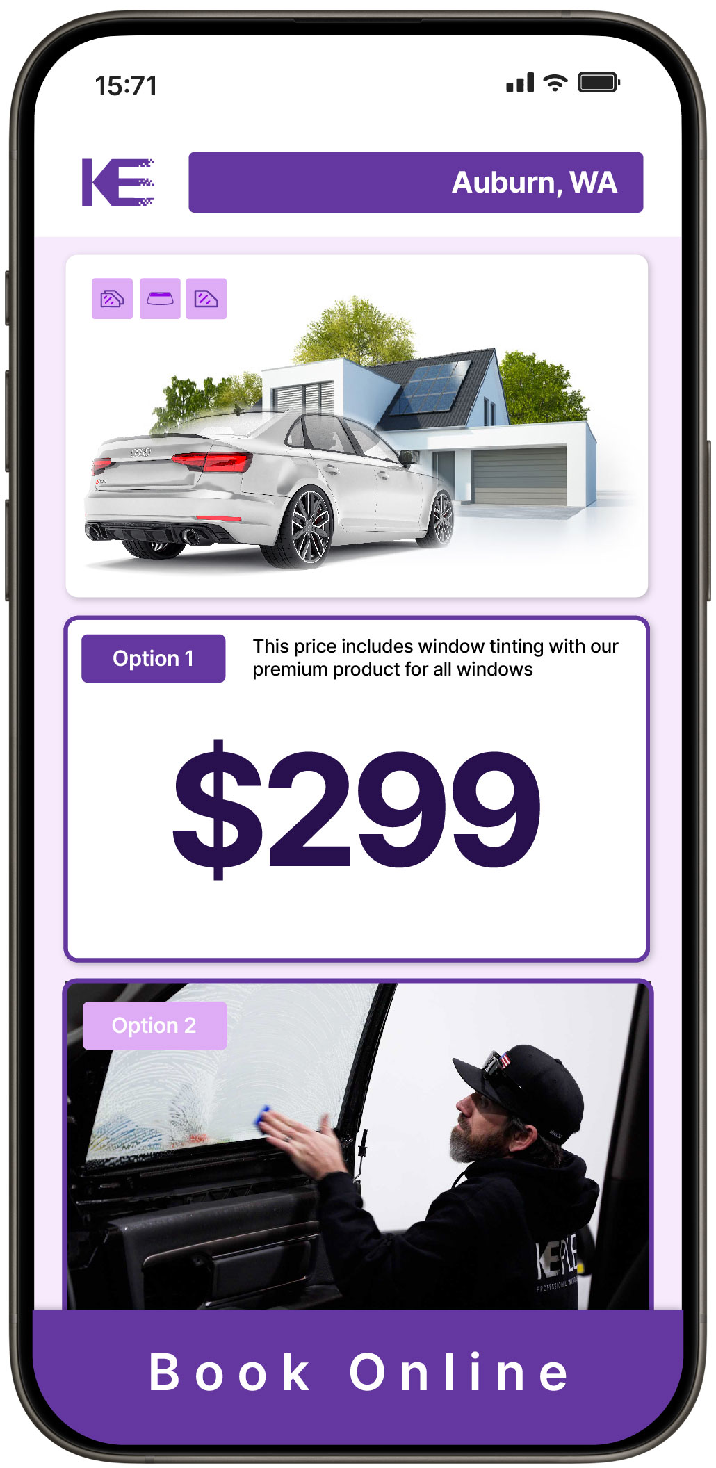 View Reasonable Tesla Window Tinting Costs in Bothell, Washington