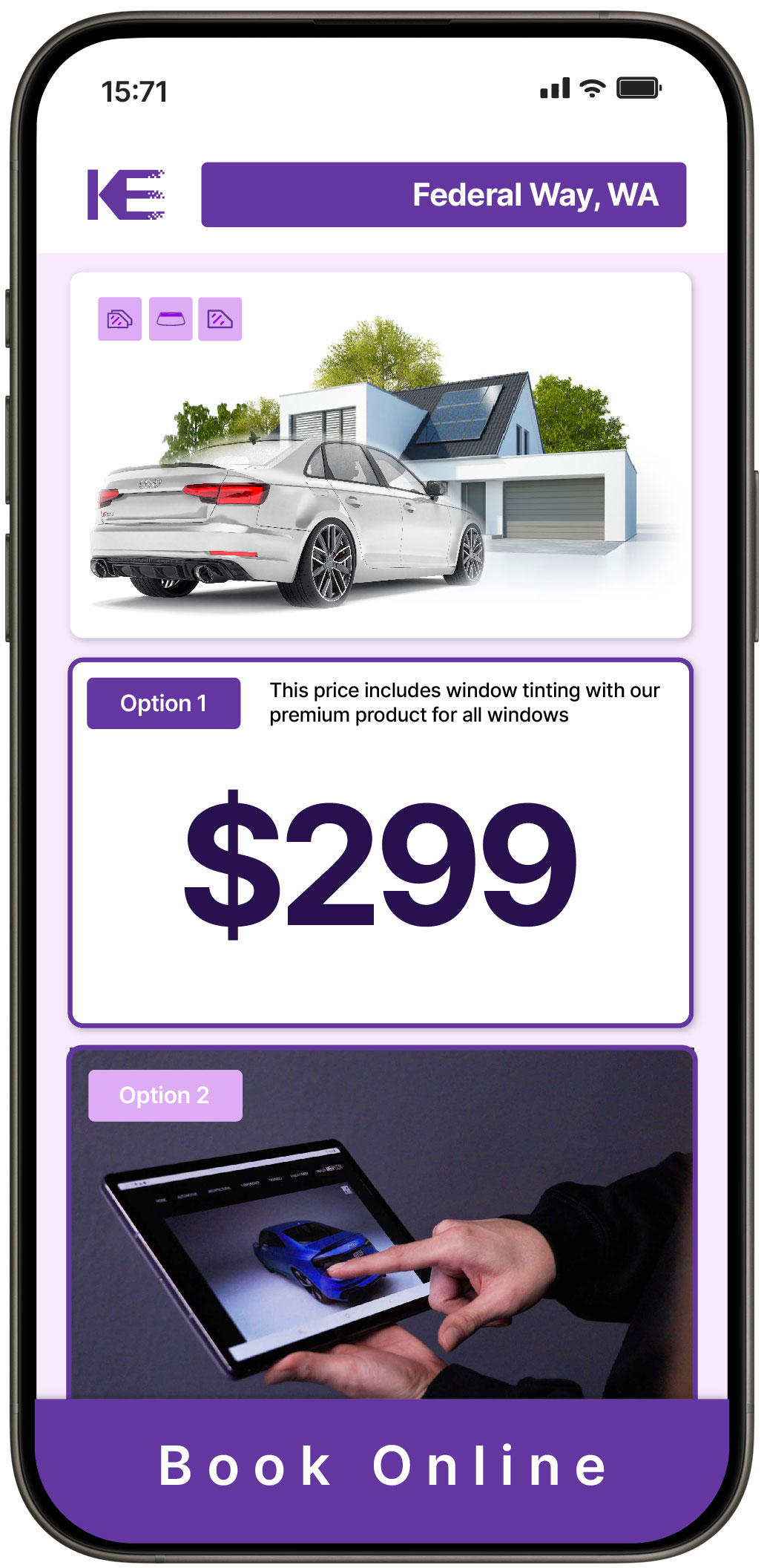 View Reasonable Tesla Window Tinting Rates in Edmonds, Washington