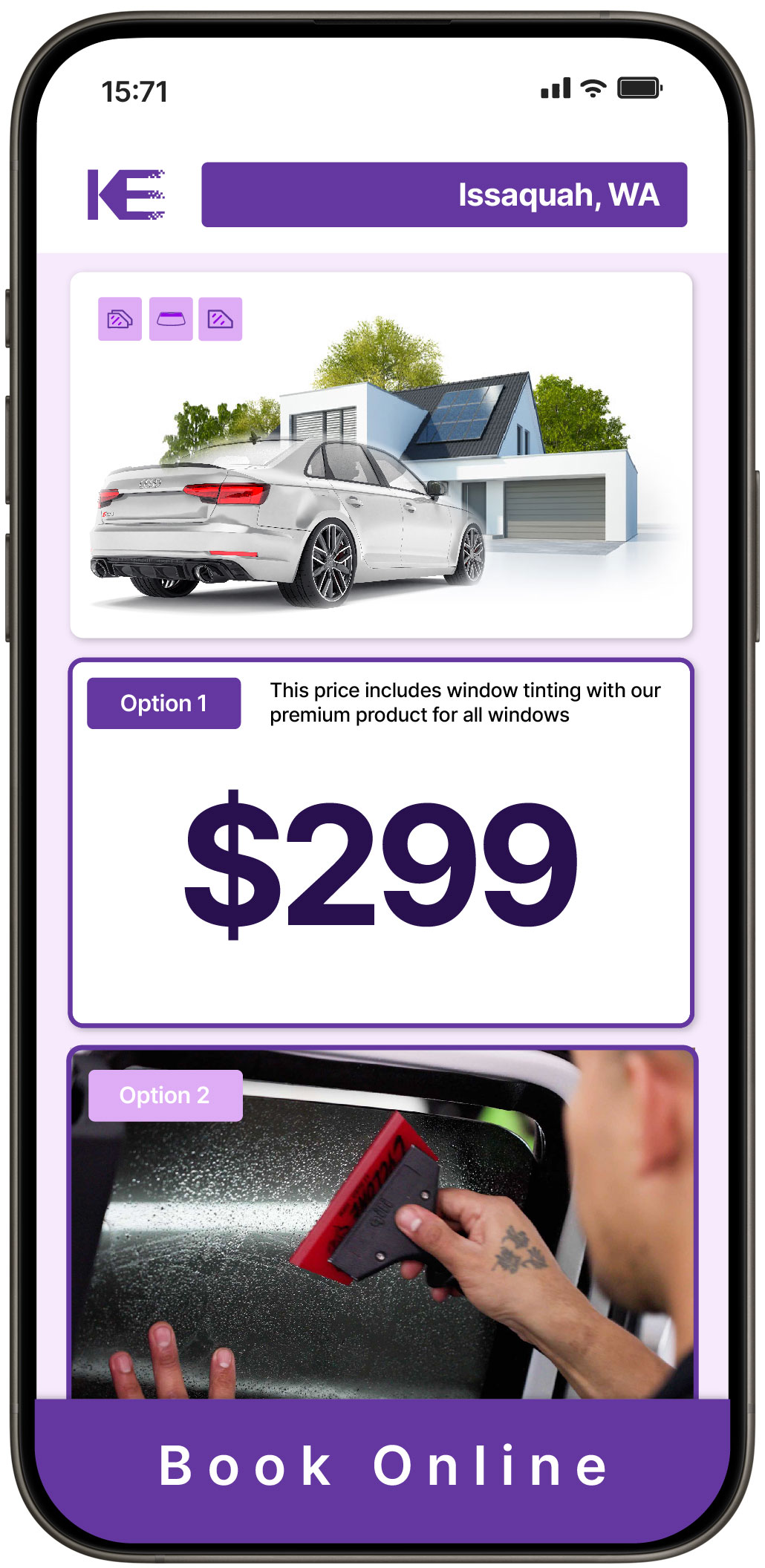 View Competitive Tesla Window Tinting Prices in Mountlake Terrace, Washington
