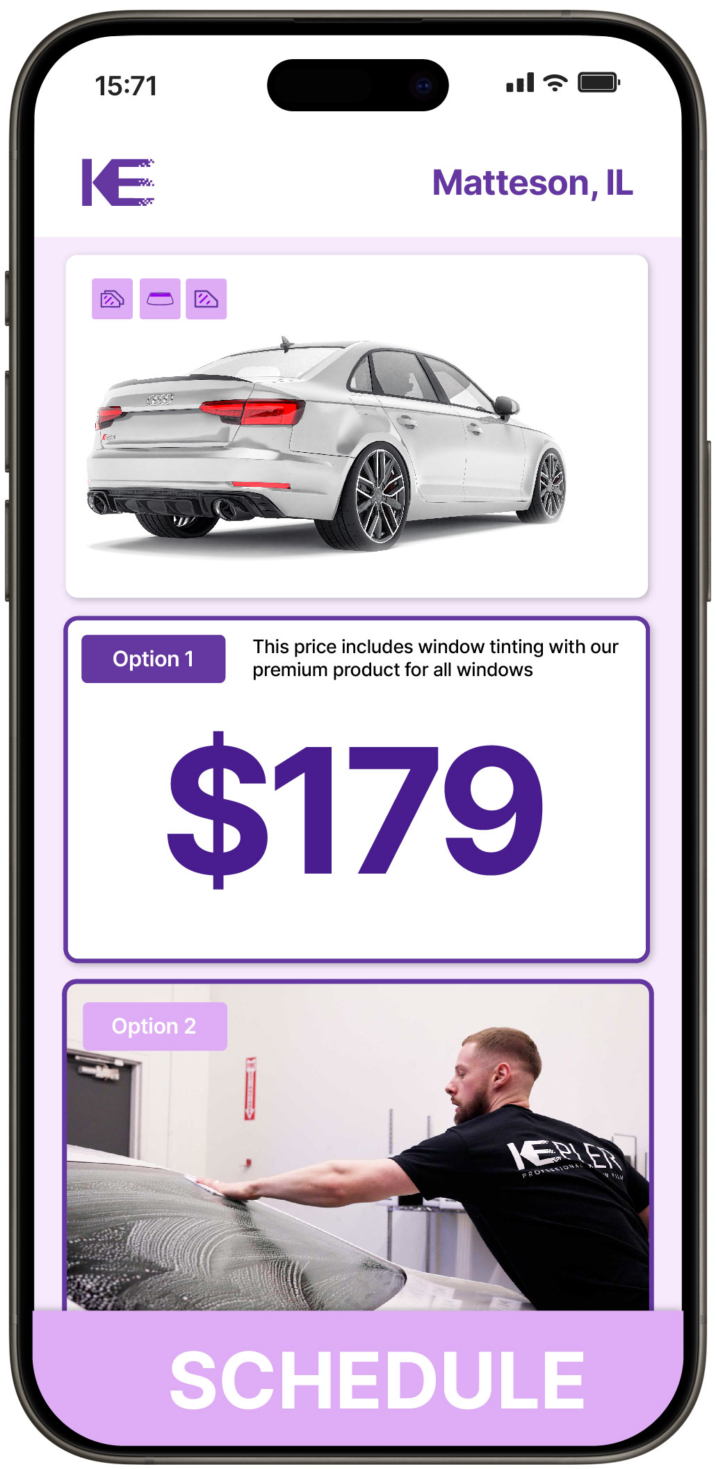 Car Window Tinting Matteson | Professional Tinting from $139