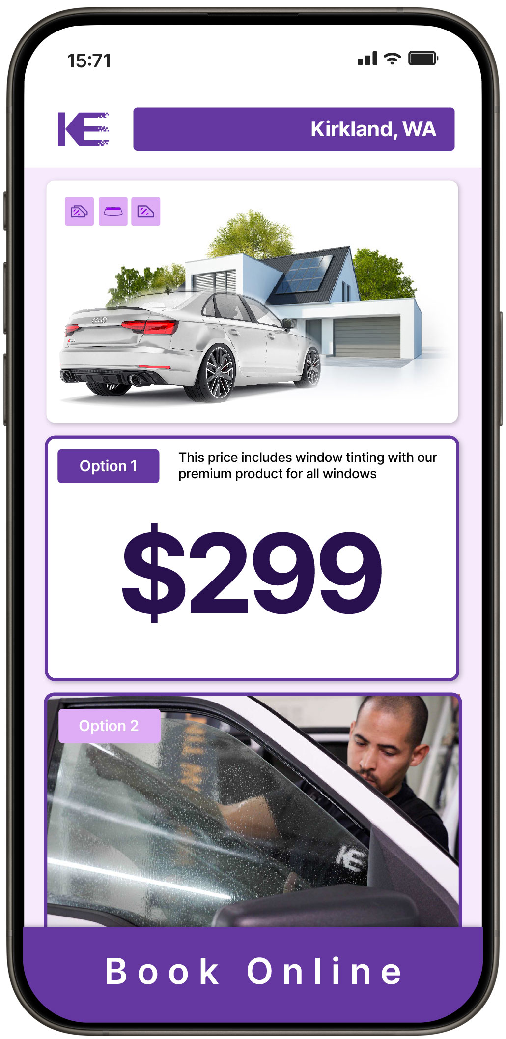 View Reasonable Tesla Window Tinting Rates in Everett, Washington