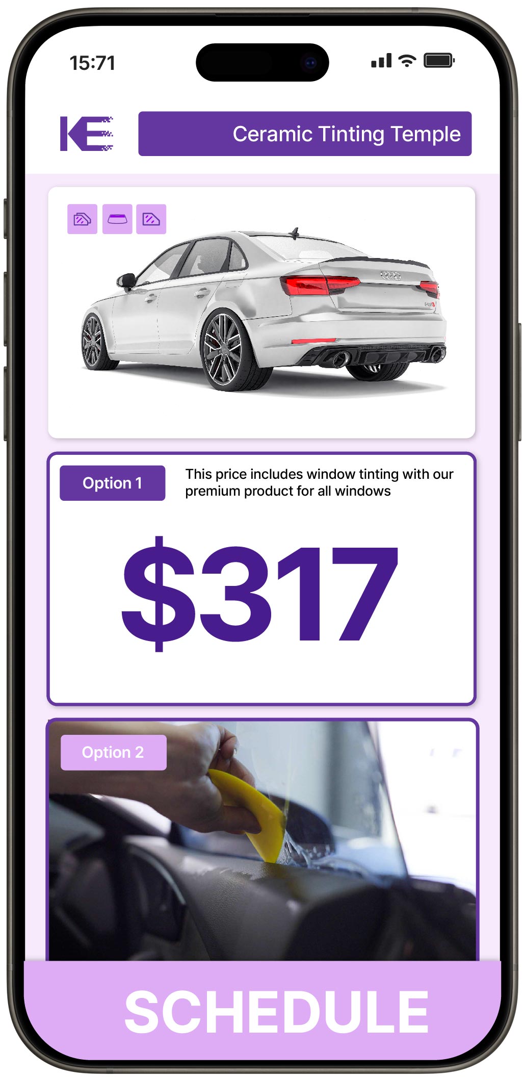 Ceramic Window Tinting Temple | Professional Tinting from $249