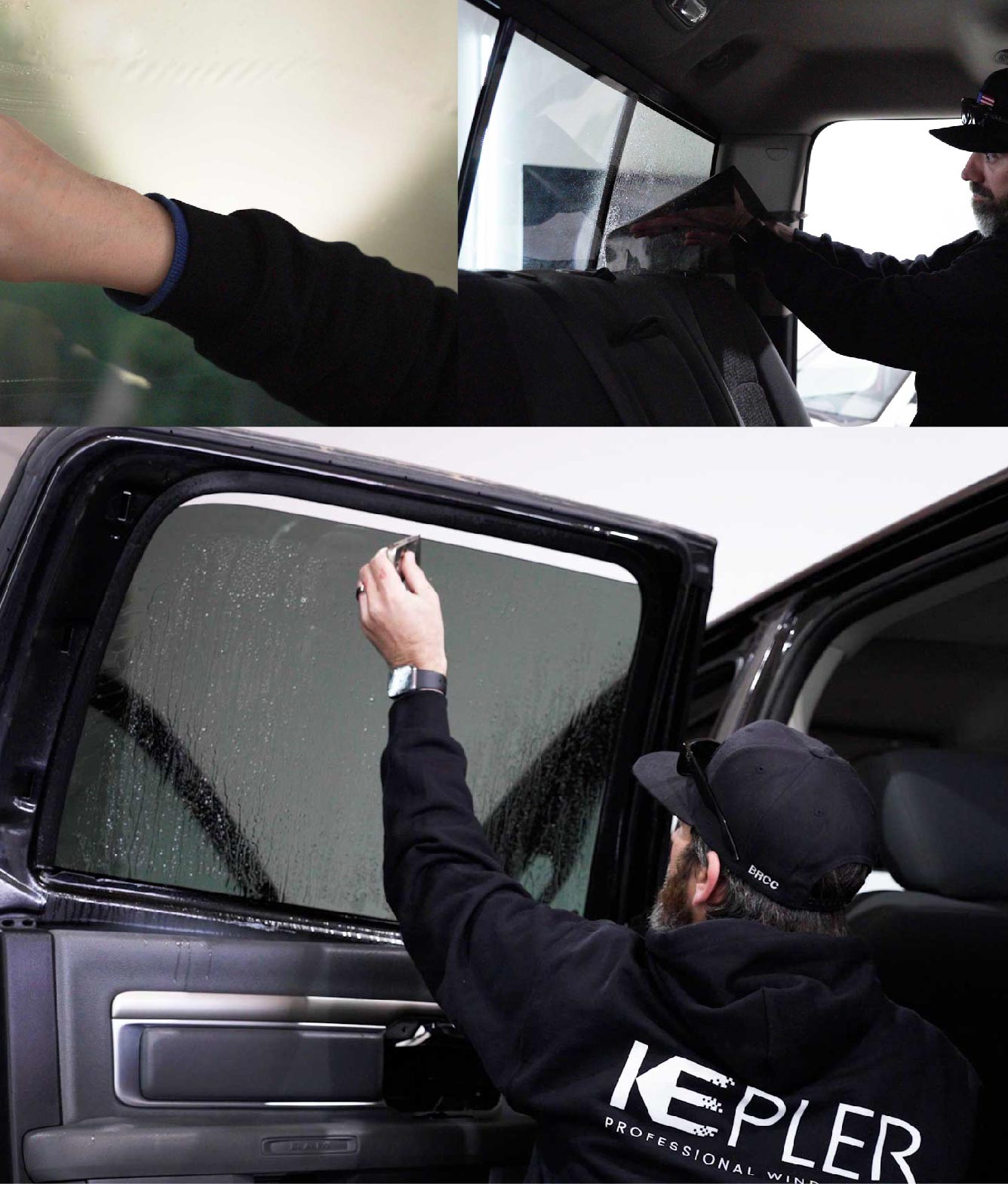Kepler Window Tinting Specialists at Work in Maple Valley, Washington
