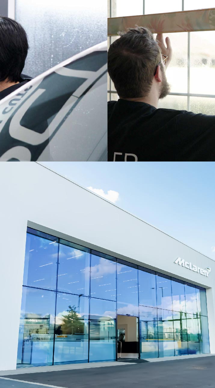 Kepler Automotive Shop Front Tinted with Window Film in Renton, Washington