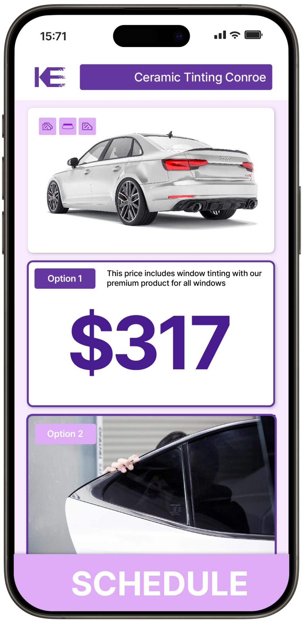 View Competitive Ceramic Window Tinting Prices in Conroe, Texas