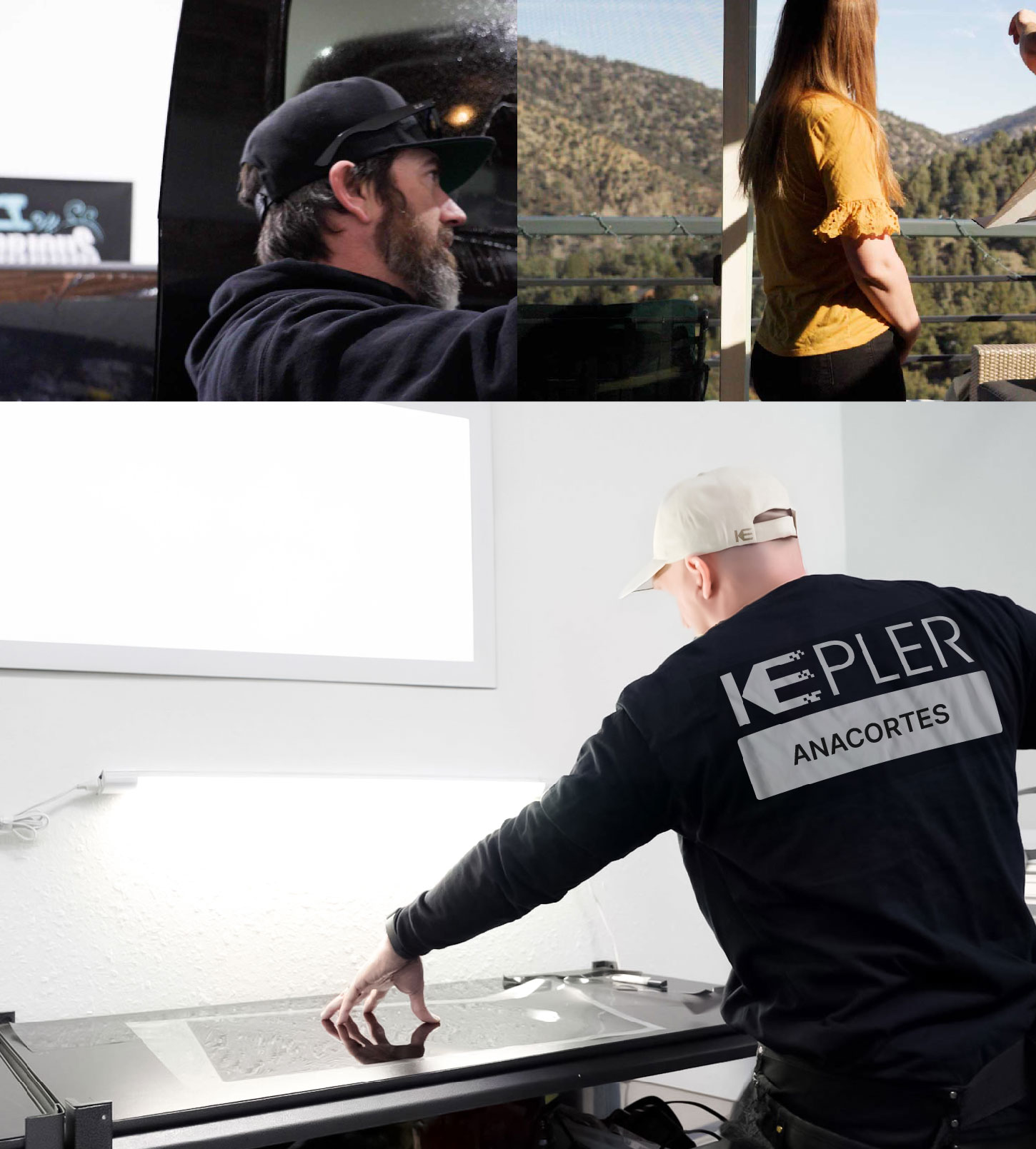 Window Tinting Specialist Cutting Film in Anacortes, Washington
