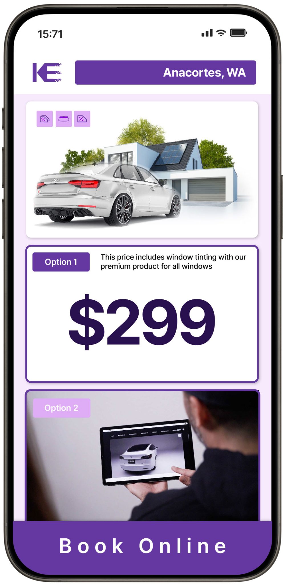 View Competitive Window Tinting Prices in Anacortes, Washington