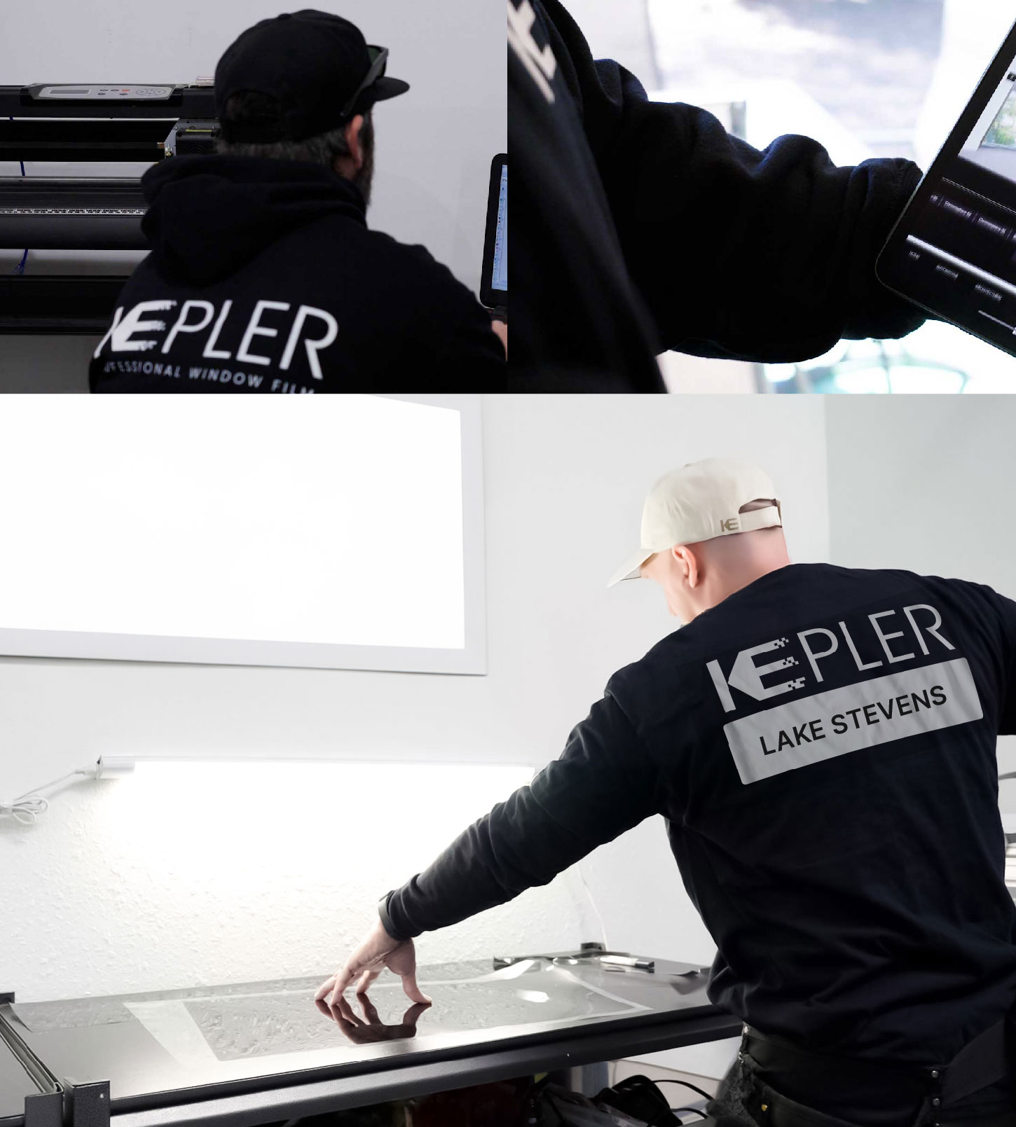 Window Tinting Specialist Cutting Film in Lake Stevens, Washington