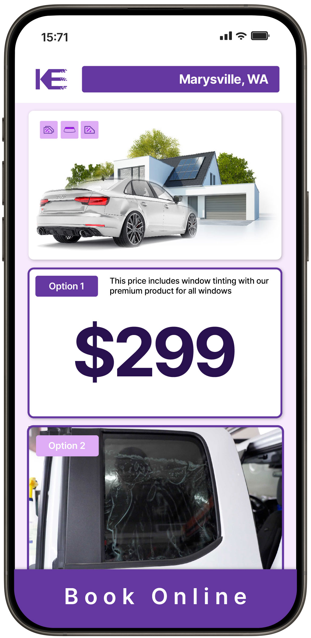 View Affordable Tesla Window Tinting Prices in Richland, Washington