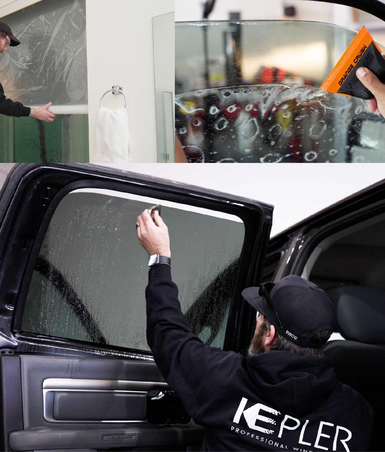 Kepler Window Tinting Specialists at Work in Oak Harbor, Washington