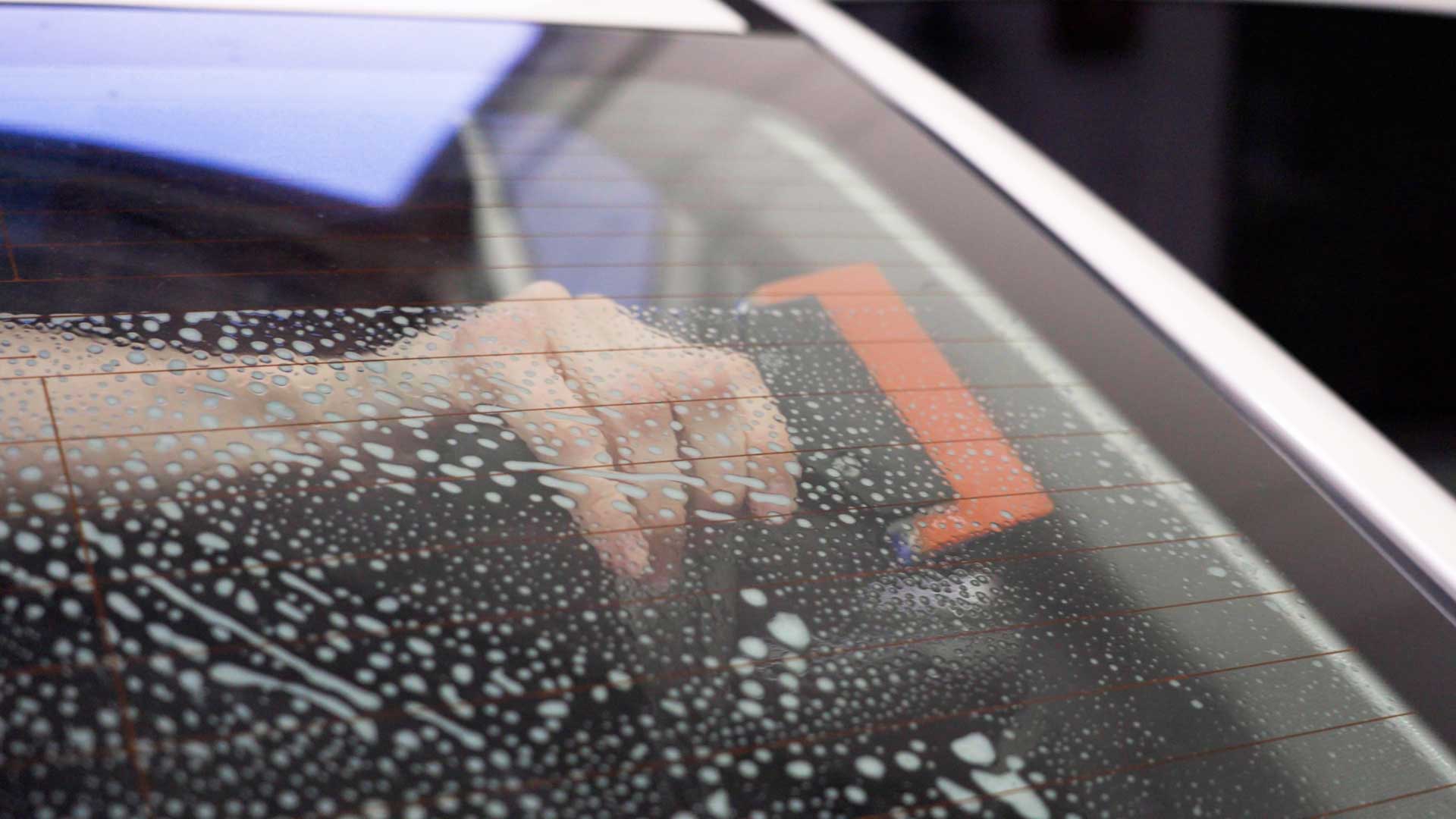 Expert Vehicle Glass Tinting preparation in La Porte