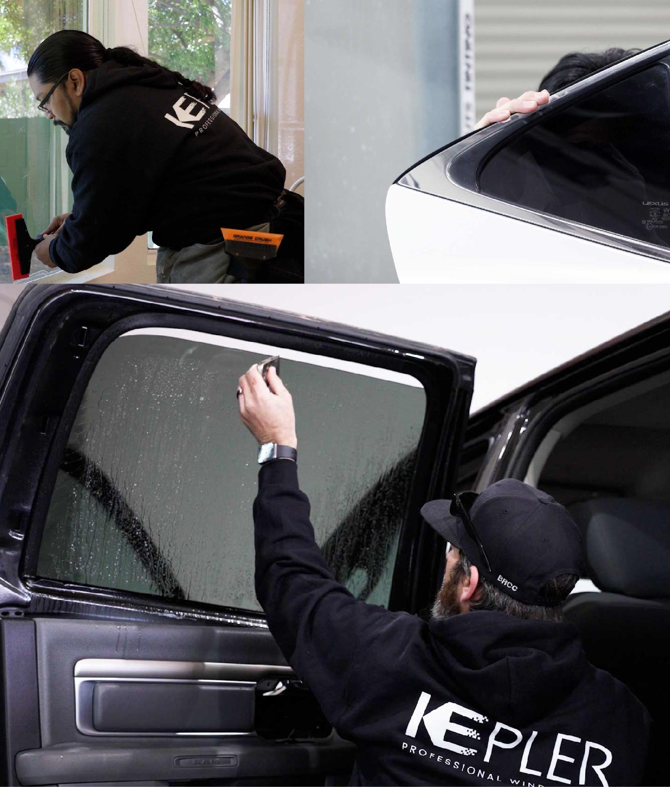Kepler Window Tinting Specialists at Work in Olympia, Washington
