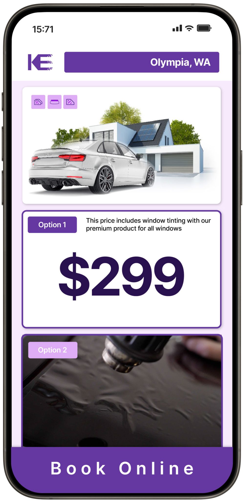 View Competitive Window Tinting Prices in Olympia, Washington