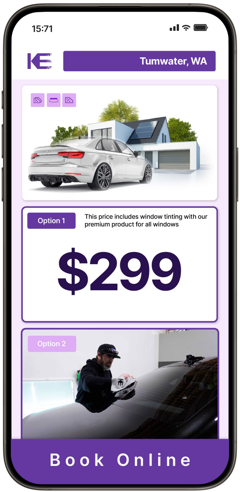 View Competitive Window Tinting Prices in Tumwater, Washington