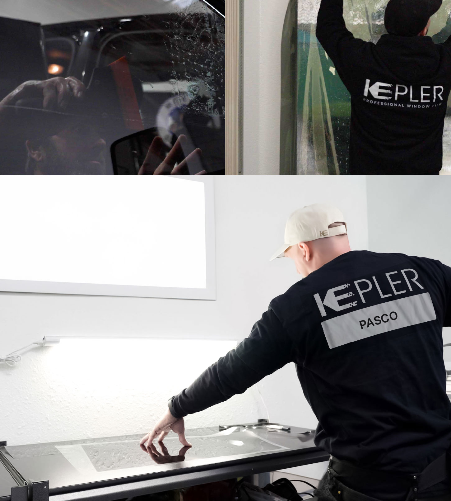 Window Tinting Specialist Cutting Film in Pasco, Washington