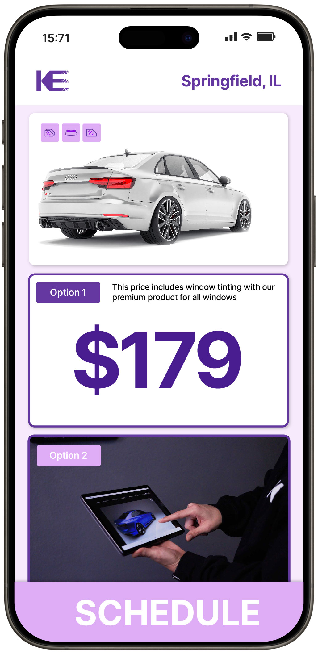 View Affordable Car Window Tinting Prices in Springfield, Illinois