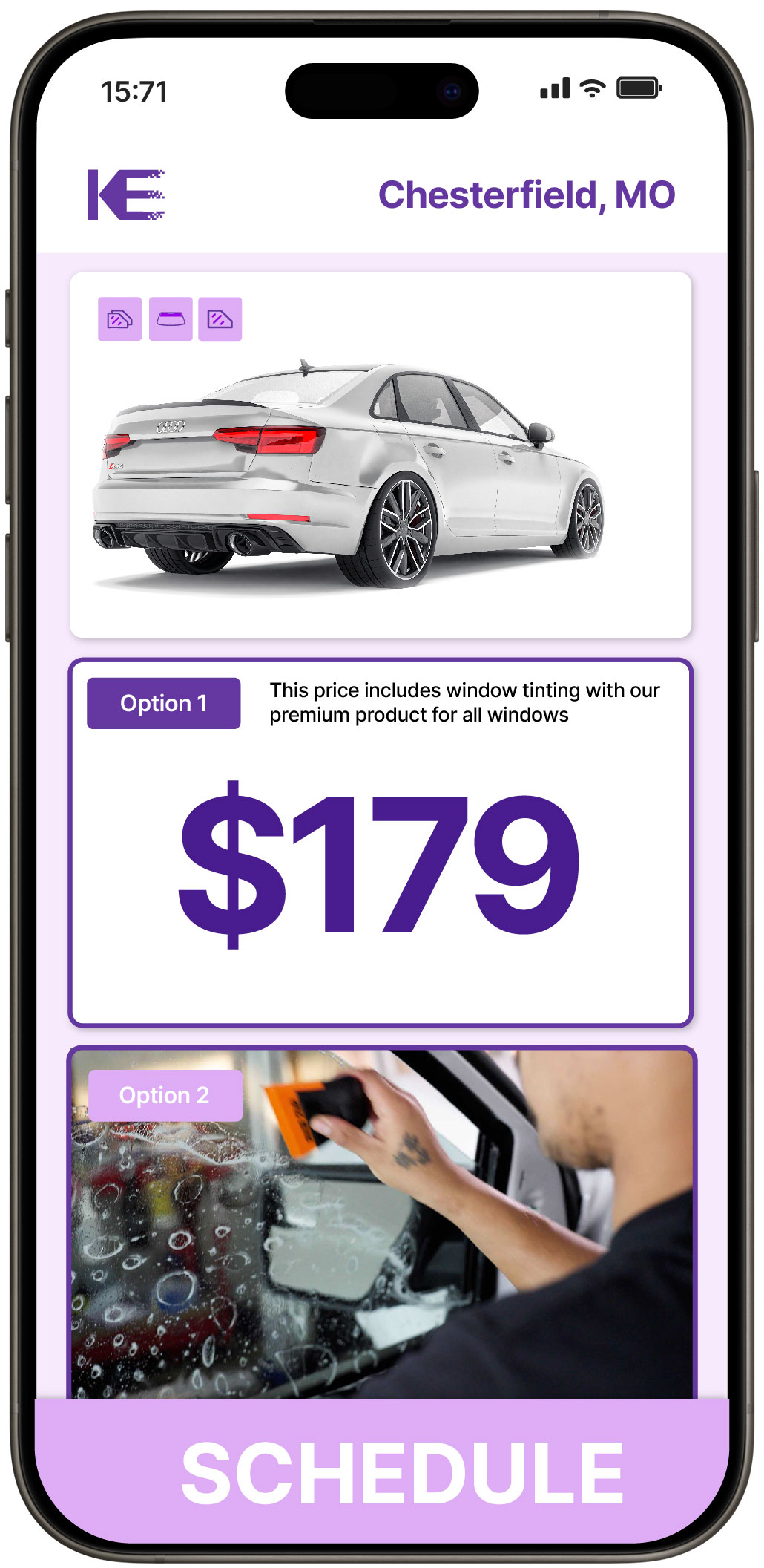 View Affordable Car Window Tinting Prices in Chesterfield, Missouri