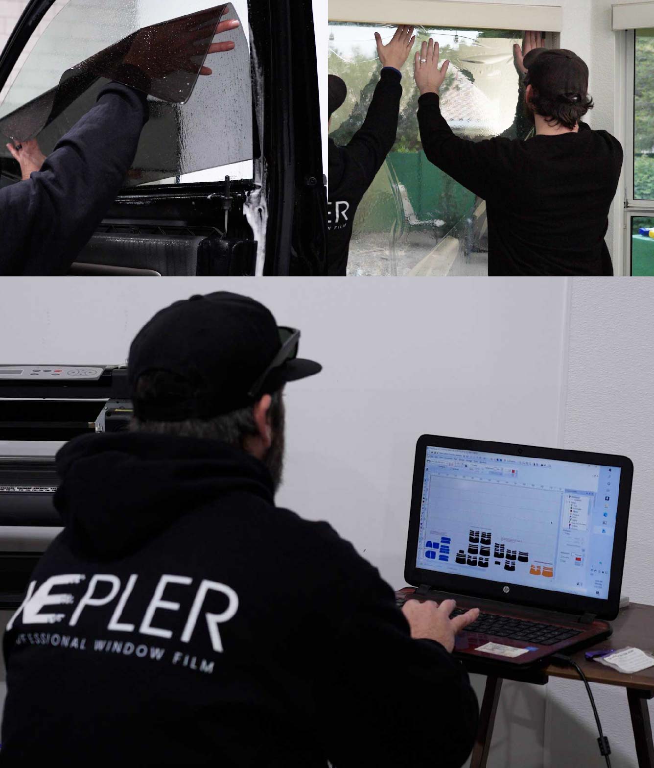 Ceramic Window Tinting Expert Cutting Film in Kuna, Idaho