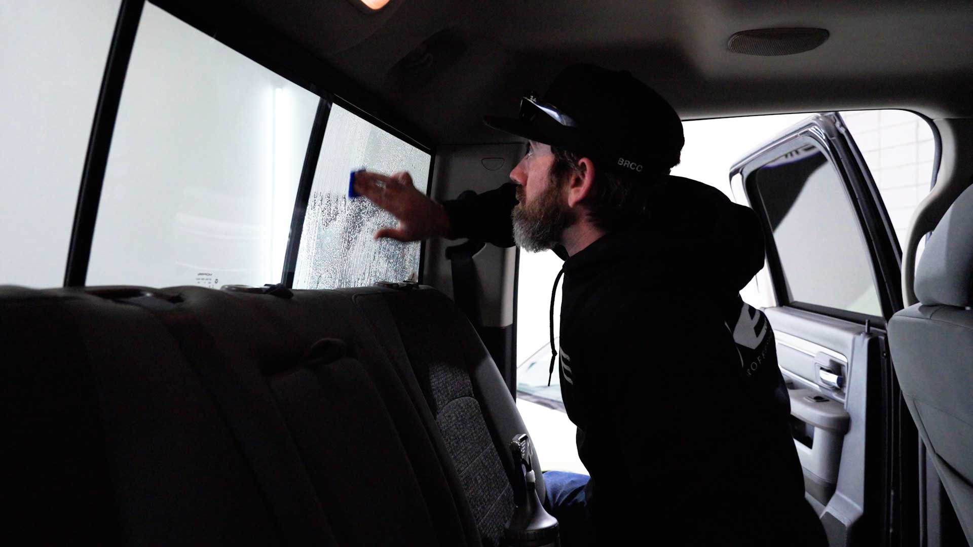 Skilled Automotive Window Tint preparation in North Salt Lake