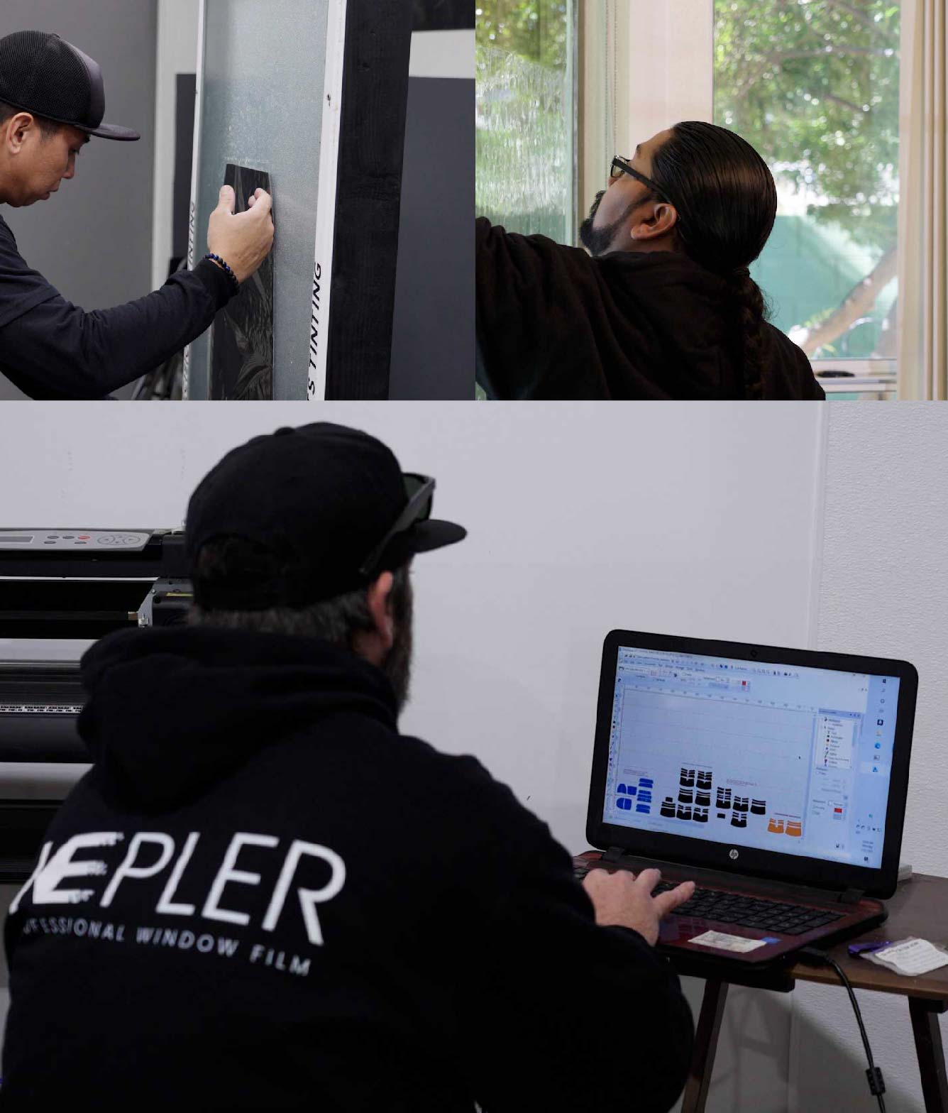 Ceramic Window Tinting Expert Cutting Film in Tooele, Utah