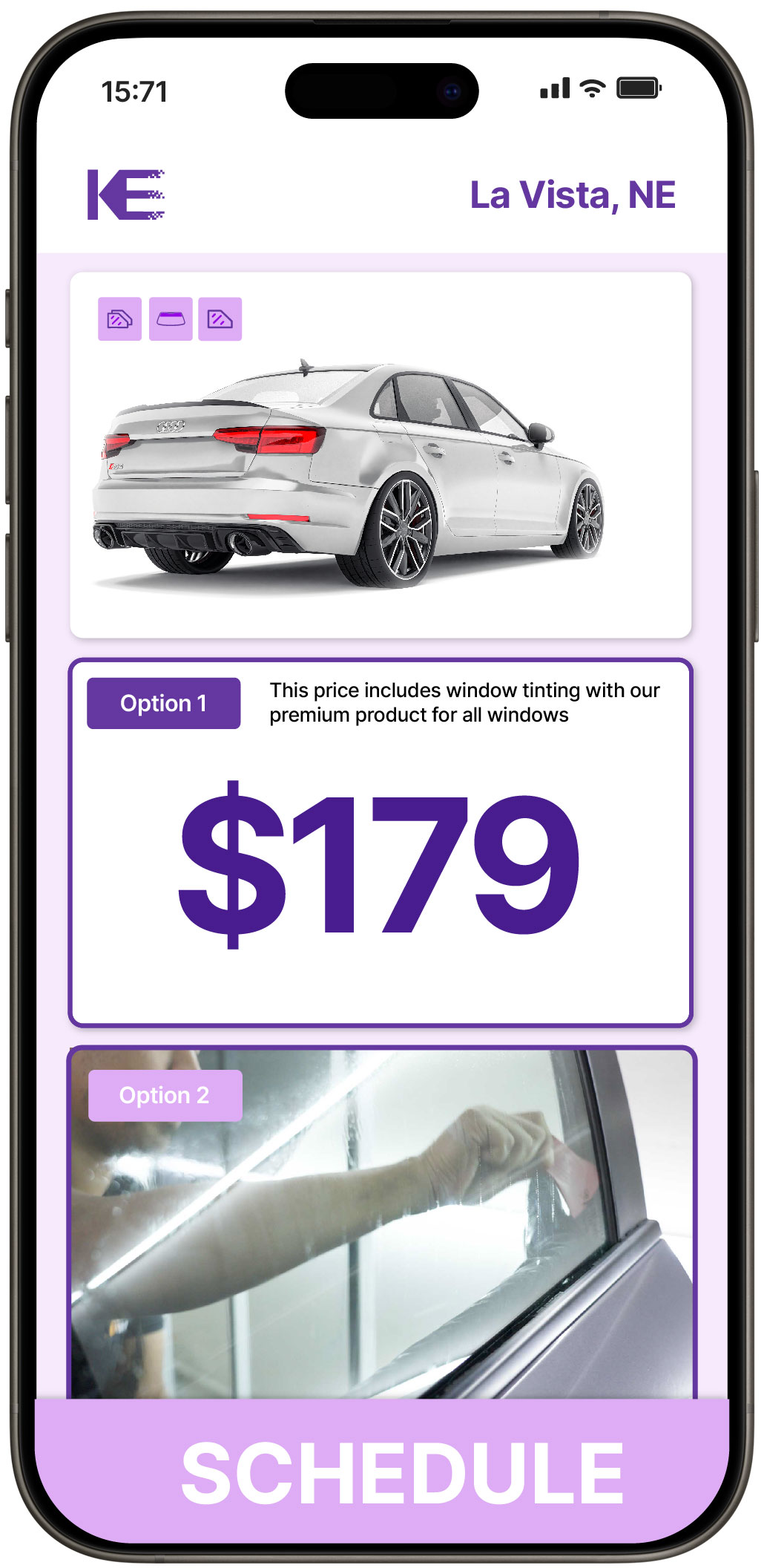 View Reasonable Car Window Tinting Prices in La Vista, Nebraska