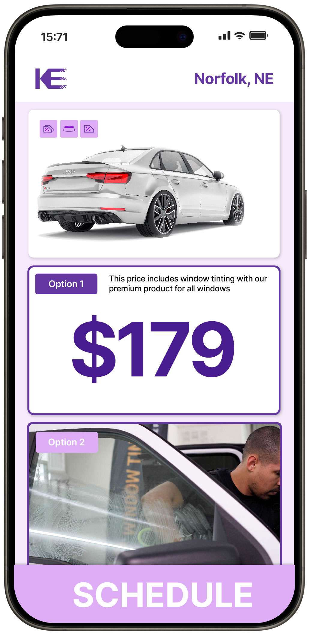 View Affordable Car Window Tinting Prices in Norfolk, Nebraska