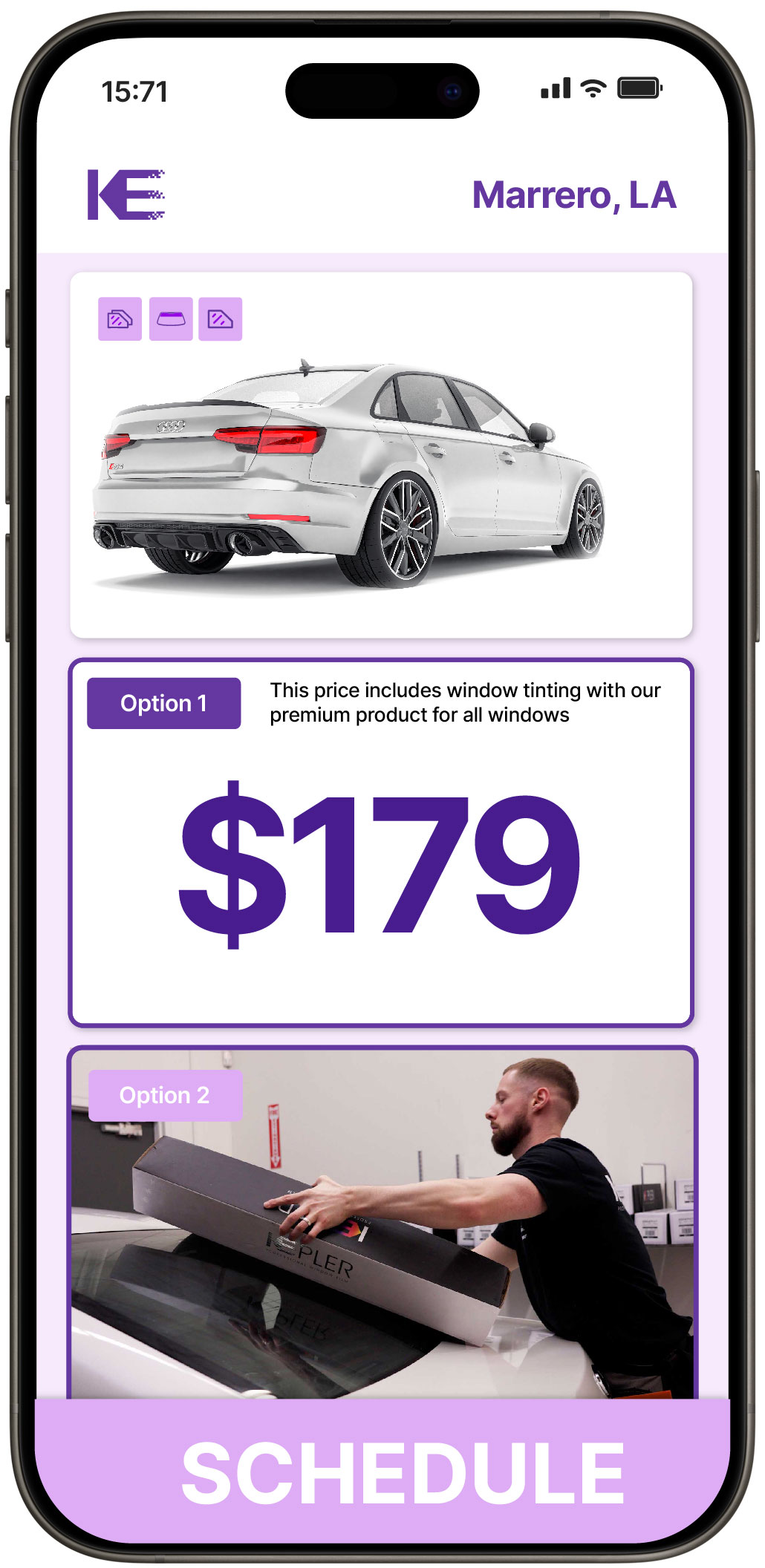 View Affordable Car Window Tinting Prices in Marrero, Louisiana