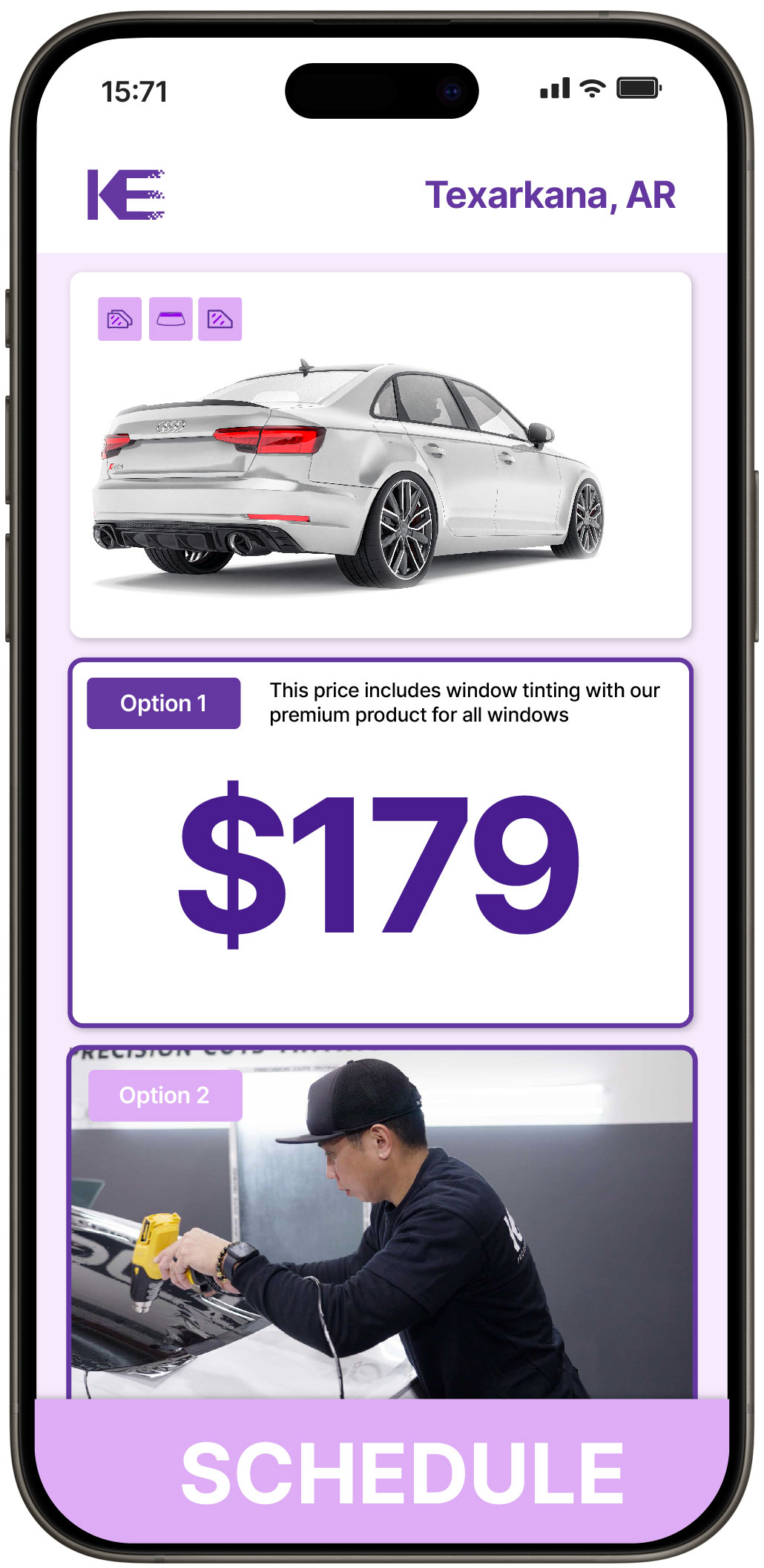 View Affordable Car Window Tinting Prices in Texarkana, Arkansas