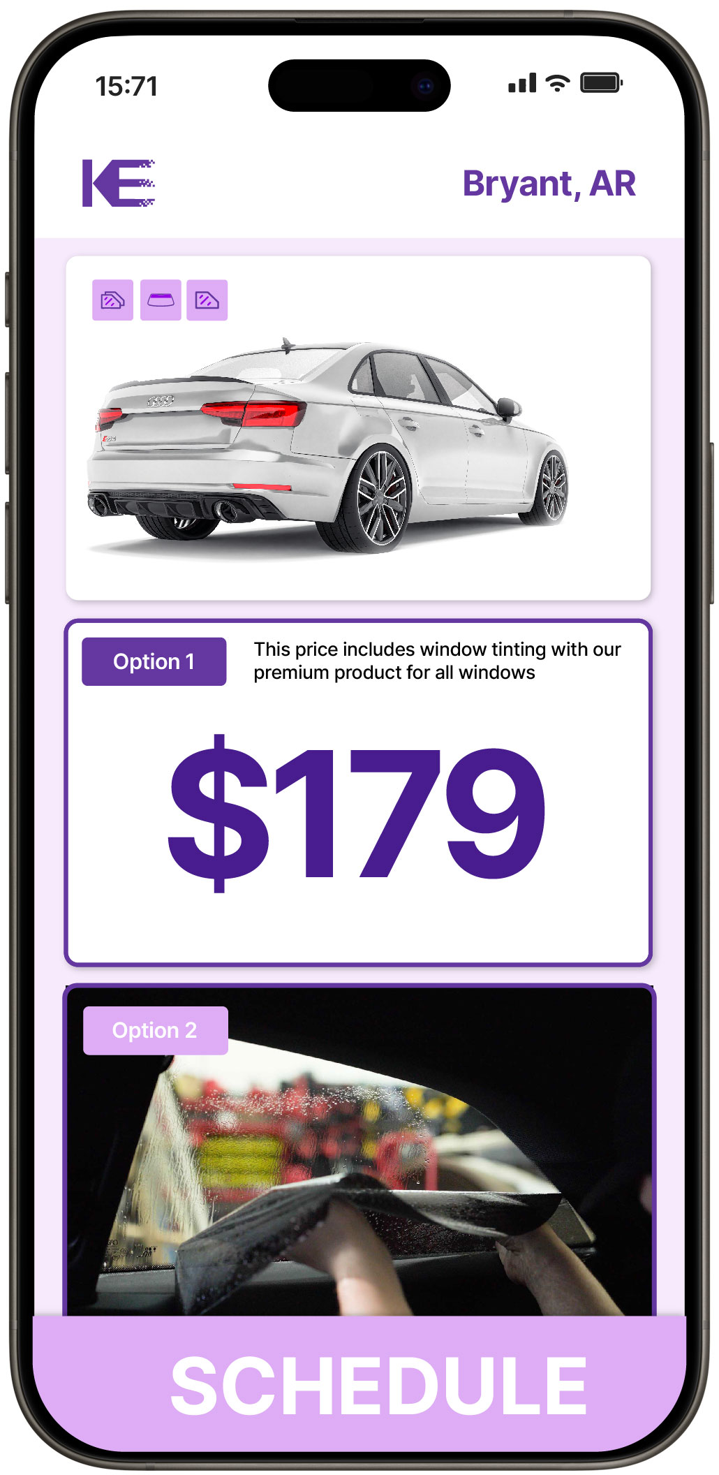 View Affordable Car Window Tinting Prices in Bryant, Arkansas