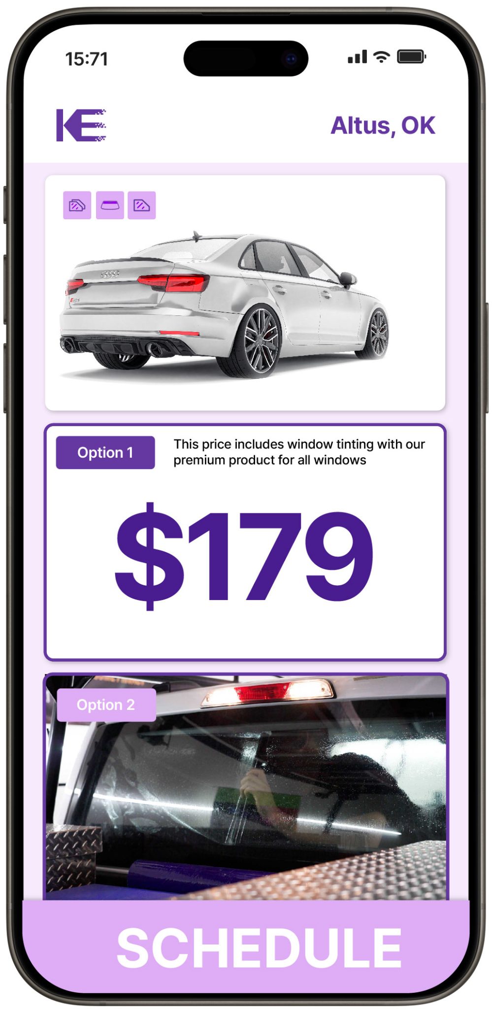 View Reasonable Car Window Tinting Prices in Altus, Oklahoma