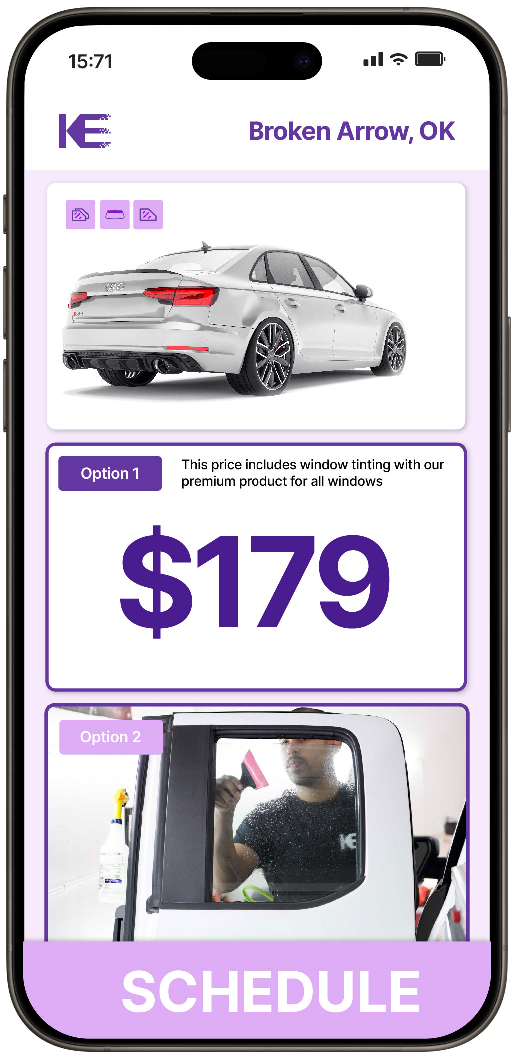 View Affordable Car Window Tinting Prices in Broken Arrow, Oklahoma