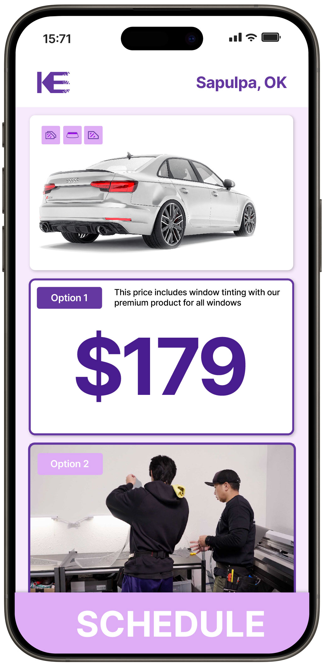 View Reasonable Car Window Tinting Prices in Sapulpa, Oklahoma