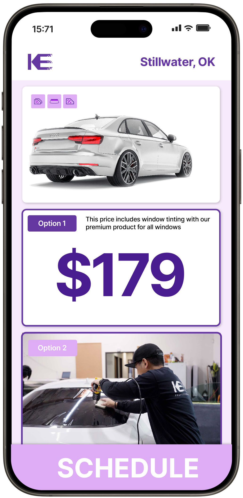 View Competitive Car Window Tinting Prices in Stillwater, Oklahoma