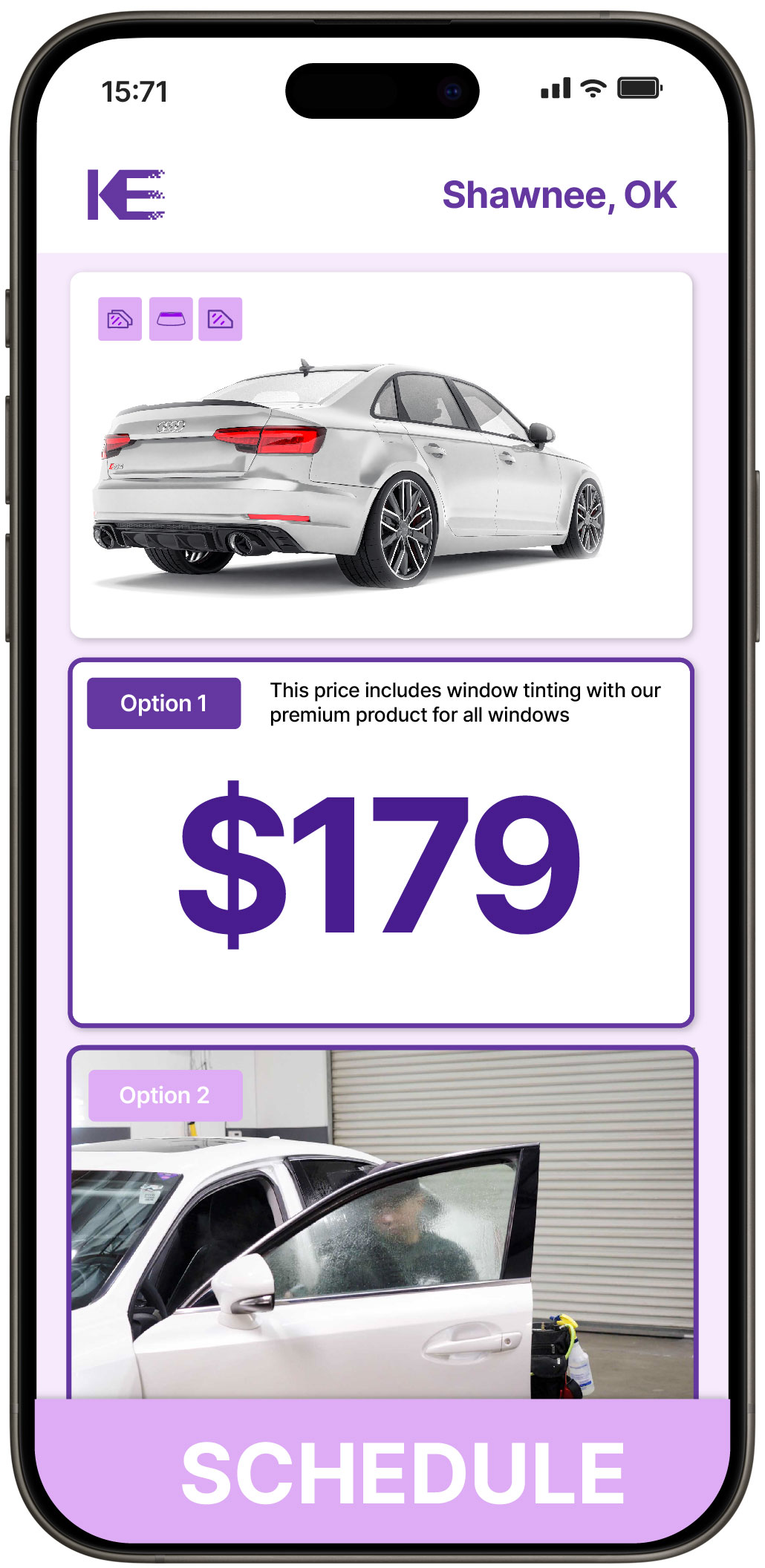 View Competitive Car Window Tinting Prices in Shawnee, Oklahoma