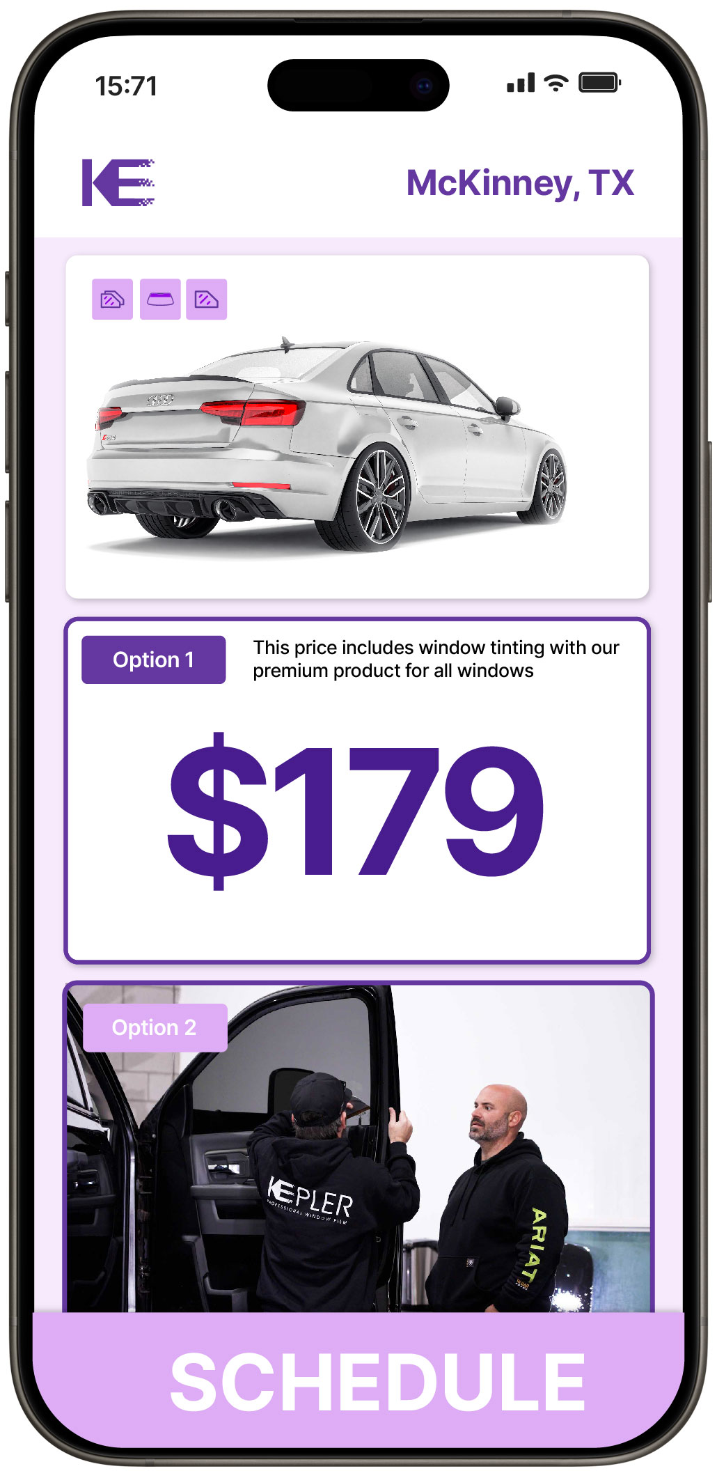 View Affordable Car Window Tinting Prices in McKinney, Texas