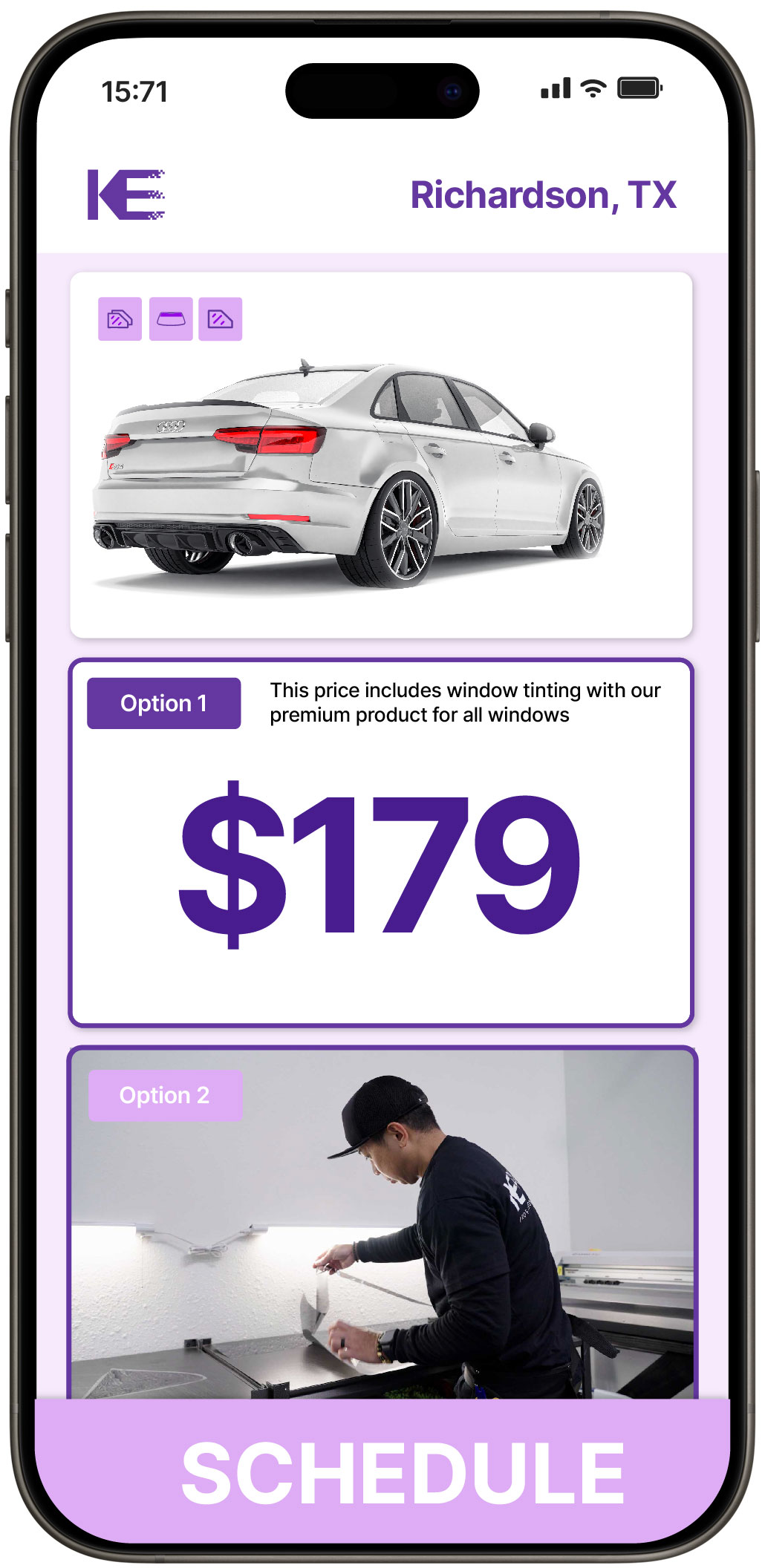 View Affordable Car Window Tinting Prices in Richardson, Texas