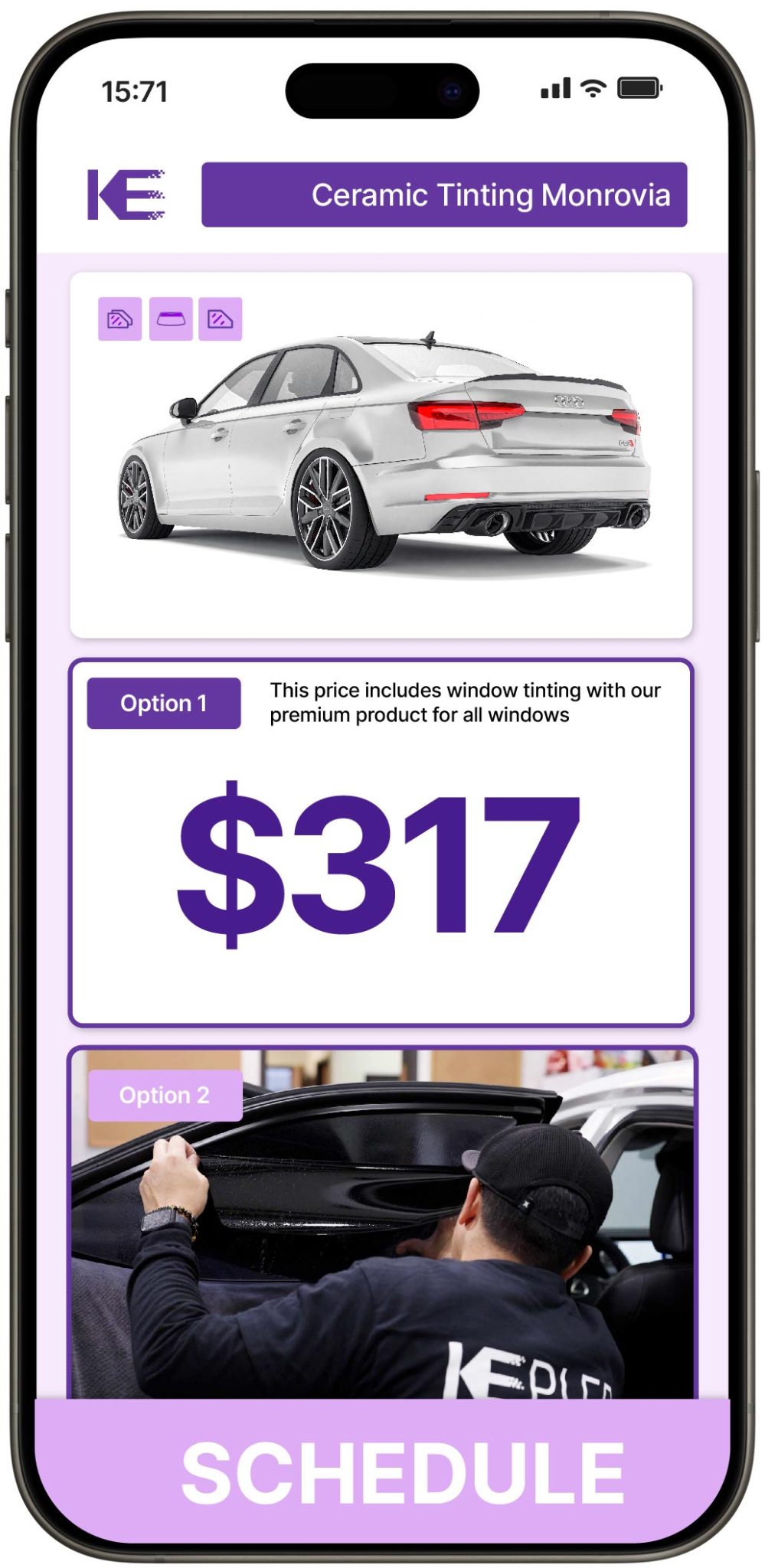 View Competitive Ceramic Window Tinting Prices in Monrovia, California