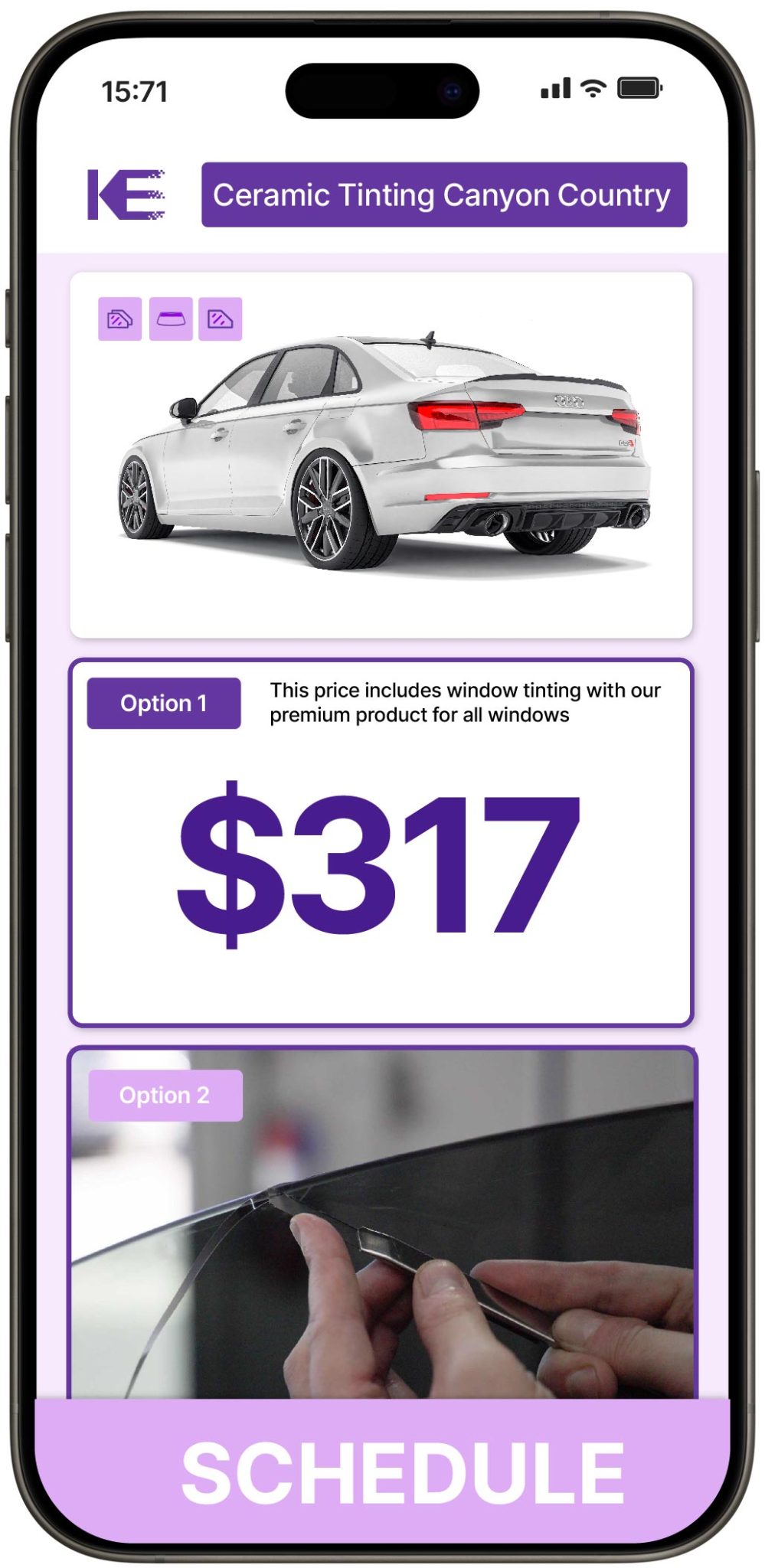 View Competitive Ceramic Window Tinting Prices in Canyon Country, California