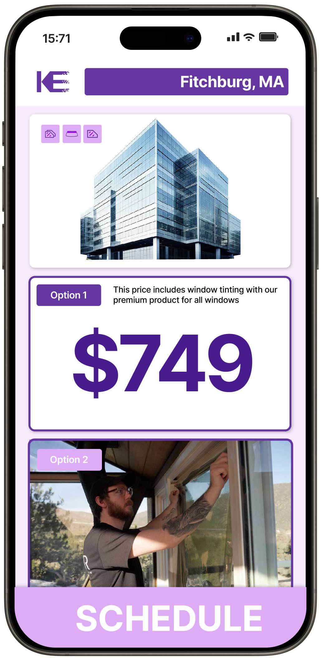 View Competitive Safety and Security Window Film Prices in Fitchburg, Massachusetts