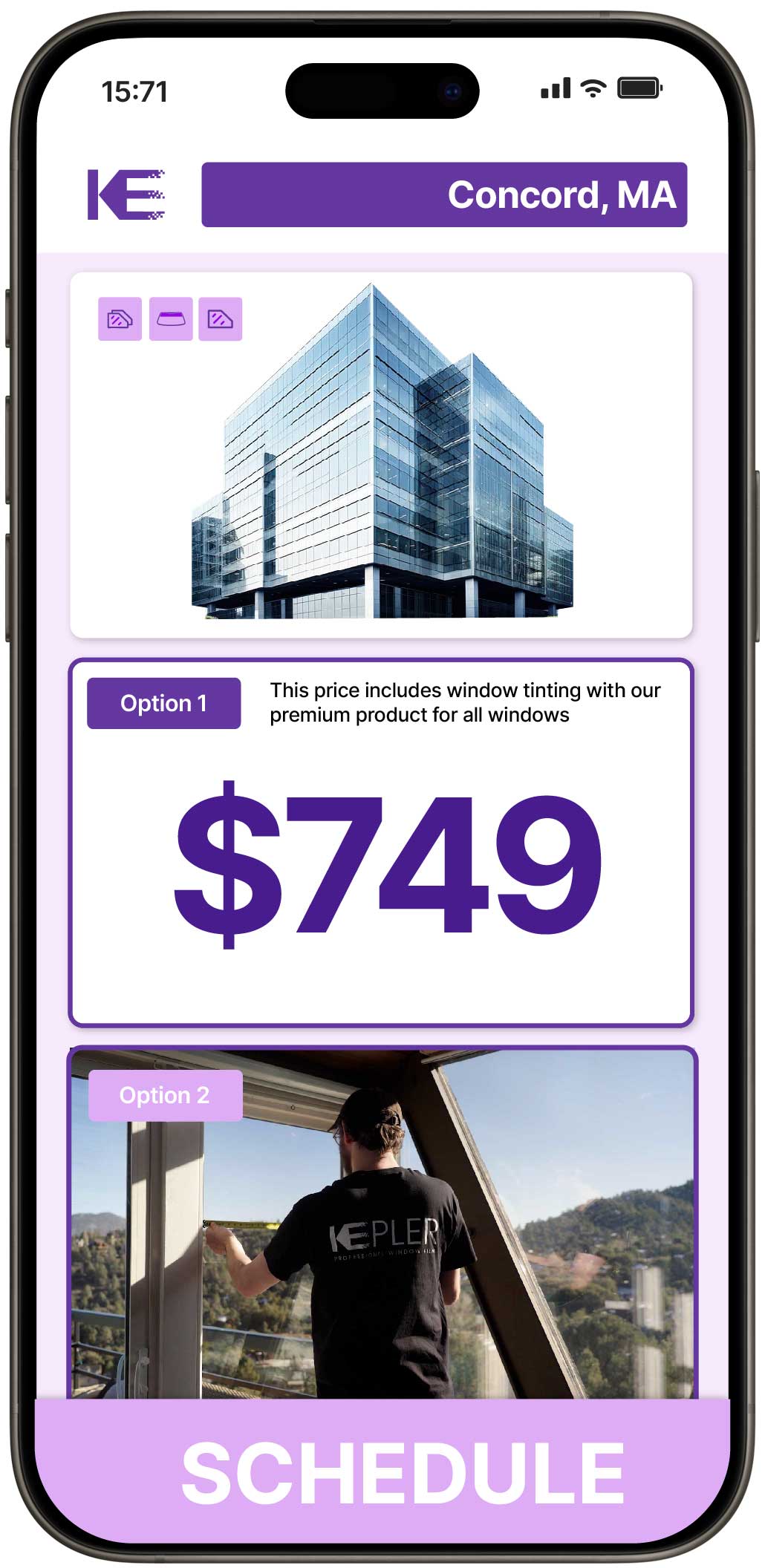 View Competitive Safety and Security Window Film Costs in Concord, Massachusetts