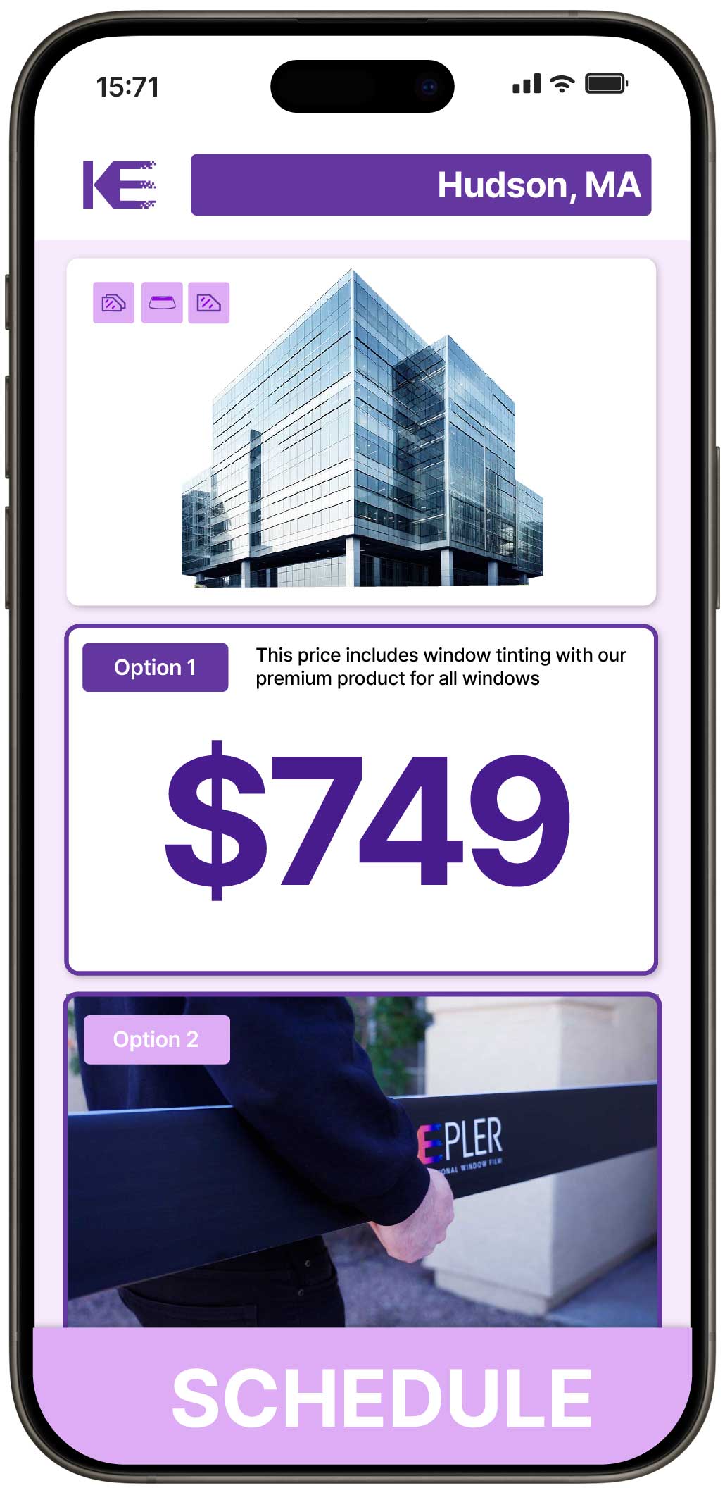 View Affordable Safety and Security Window Film Prices in Hudson, Massachusetts