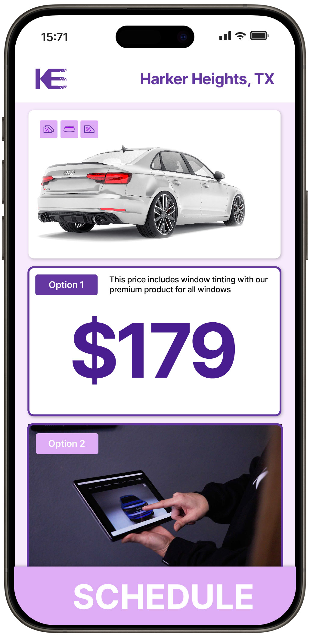 View Affordable Car Window Tinting Prices in Harker Heights, Texas