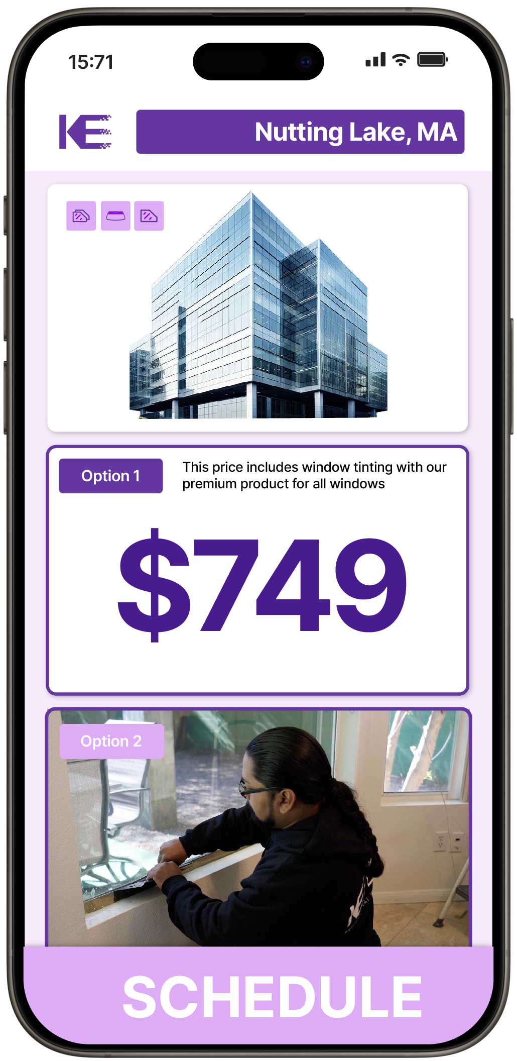 View Competitive Safety and Security Window Film Rates in Nutting Lake, Massachusetts