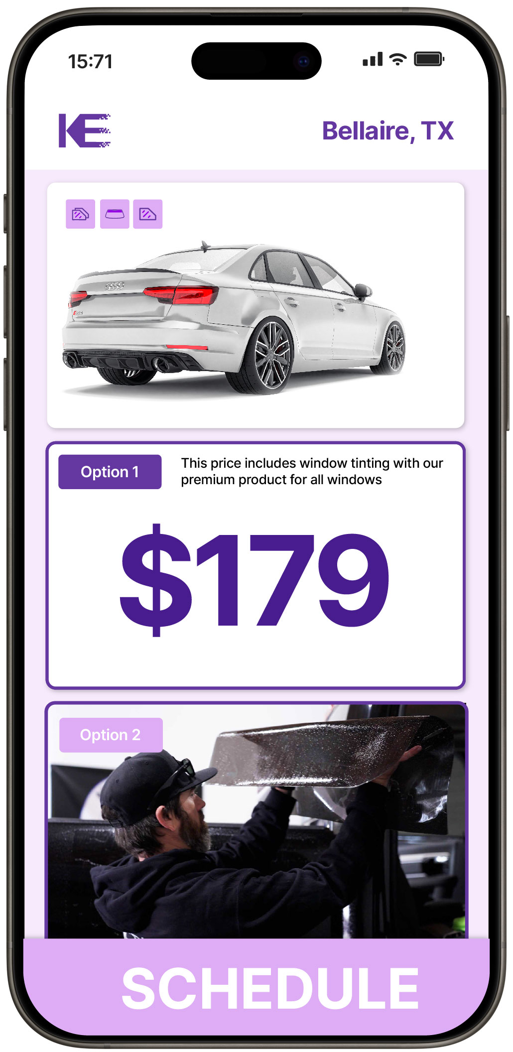 View Competitive Car Window Tinting Prices in Bellaire, Texas