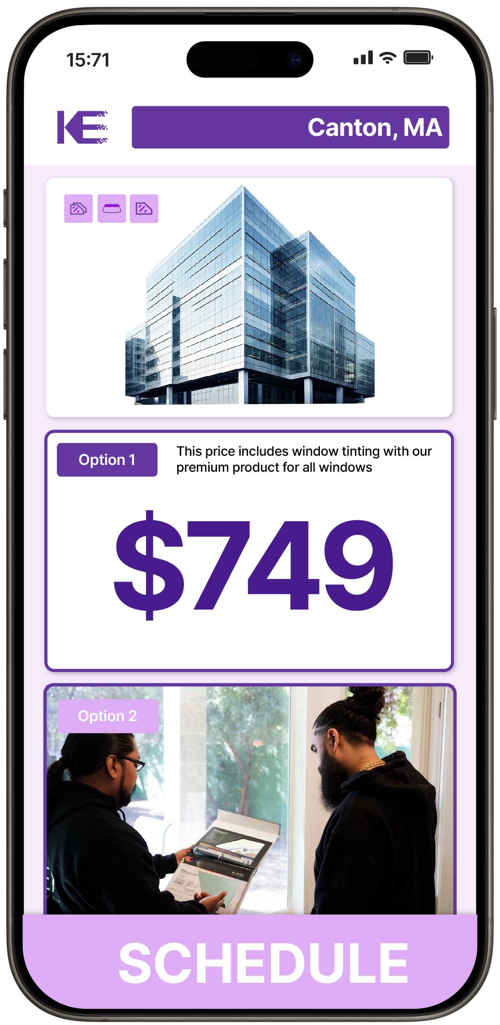 View Competitive Safety and Security Window Film Rates in Canton, Massachusetts