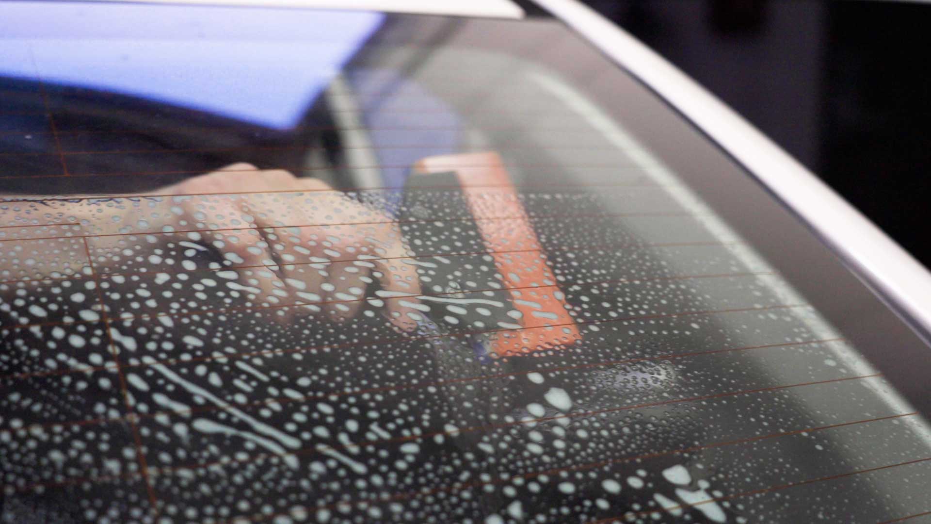 Professional Car Window Tinting preparation in Cathedral City