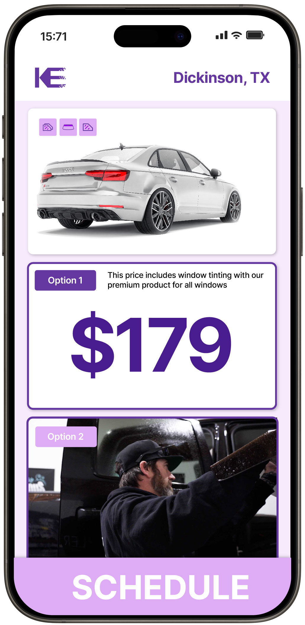 View Affordable Car Window Tinting Prices in Dickinson, Texas